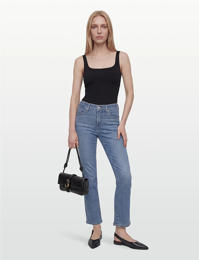 Levi's® - 314 SHAPING STRAIGHT LAPIS BAR - straight jeans - light indigo - worn in - 0