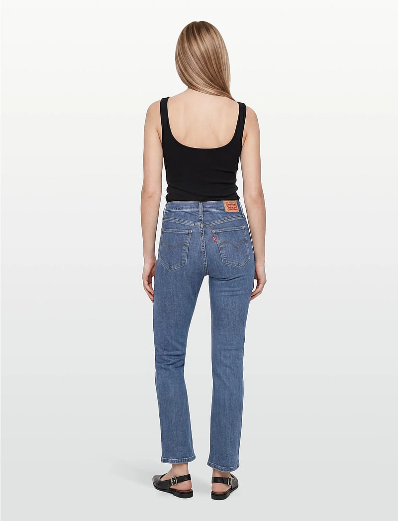 Levi's® - 314 SHAPING STRAIGHT LAPIS BAR - straight jeans - light indigo - worn in - 4