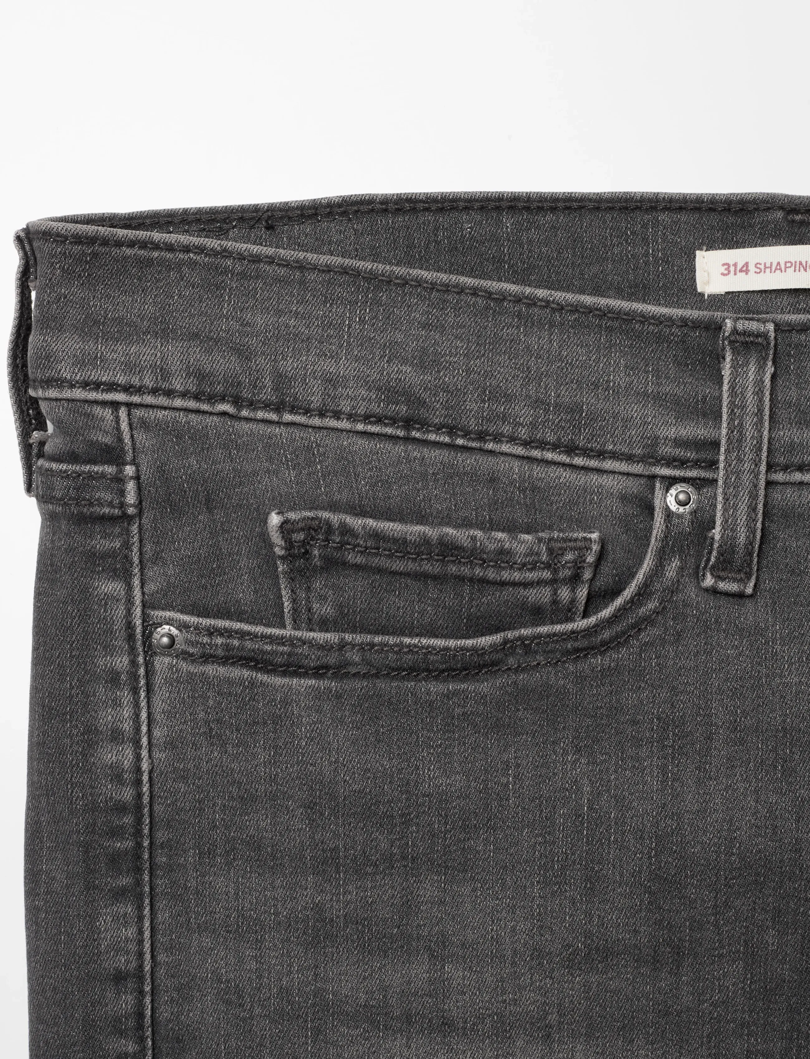 Levi's® - 314 SHAPING STRAIGHT RIVER ROC - straight jeans - blacks - 5