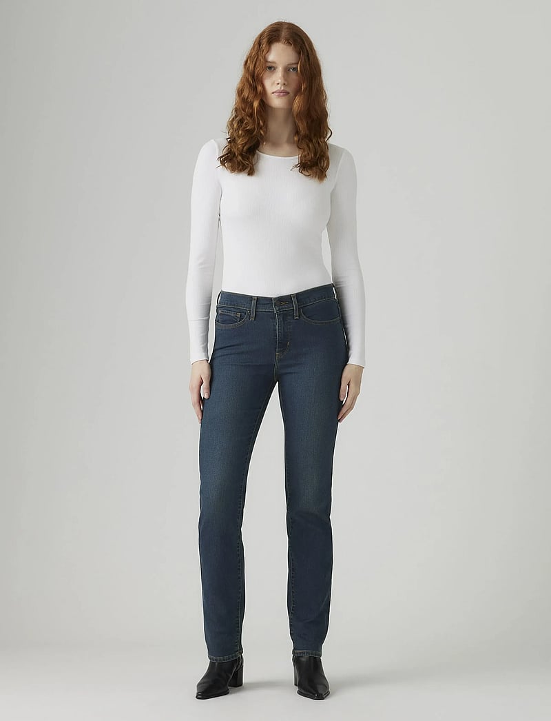 Levi's® - 314 SHAPING STRAIGHT ETERNAL I - bootcut jeans - dark indigo - worn in - 0