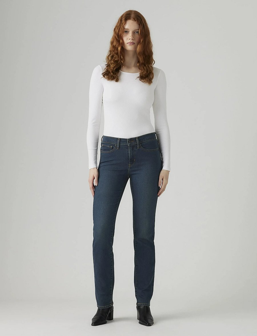 Levi's® - 314 SHAPING STRAIGHT ETERNAL I - bootcut jeans - dark indigo - worn in - 0