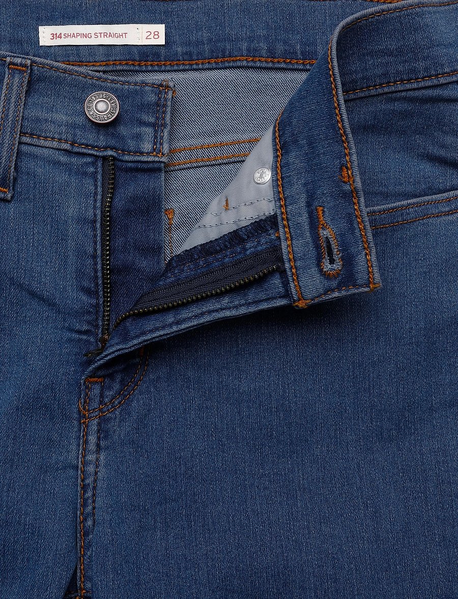 Levi's® - 314 SHAPING STRAIGHT WE HAVE A - straight jeans - med indigo - worn in - 3