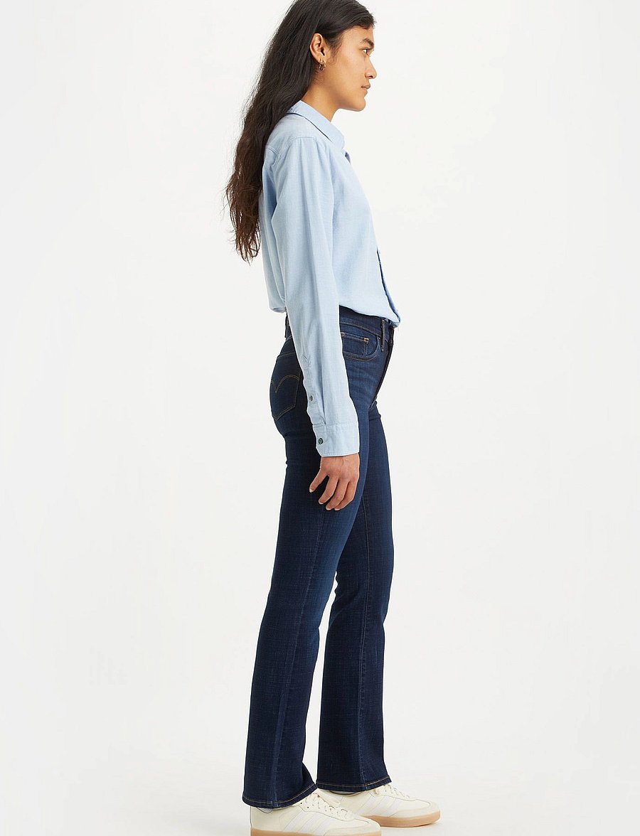 Levi's® - 315 SHAPING BOOT COBALT HAZE - flared jeans - dark indigo - worn in - 5