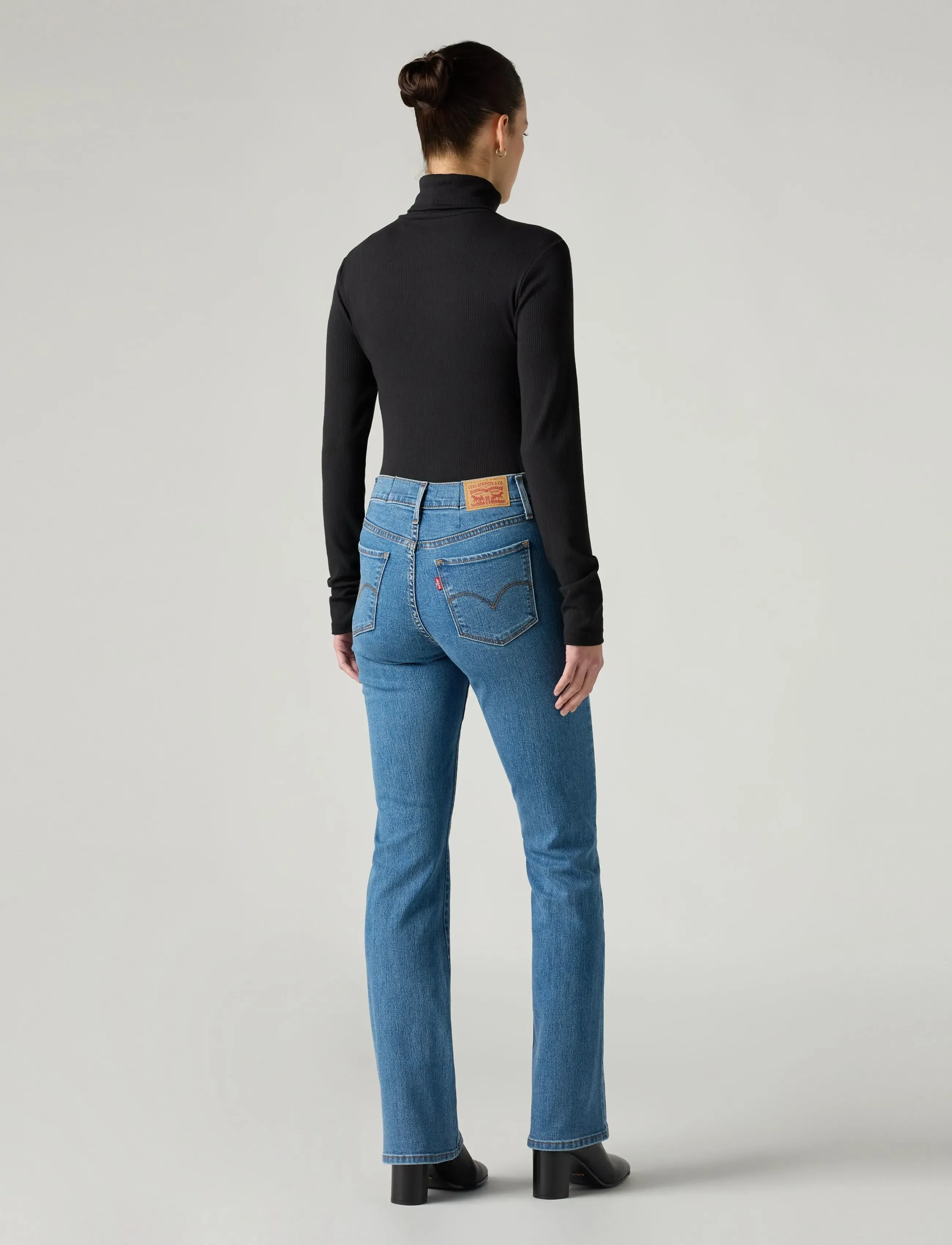 Levi's® - 315 SHAPING BOOT WE HAVE ARRIV - schlaghosen - med indigo - worn in - 3
