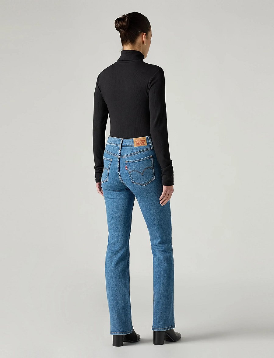 Levi's® - 315 SHAPING BOOT WE HAVE ARRIV - jeans évasés - med indigo - worn in - 3