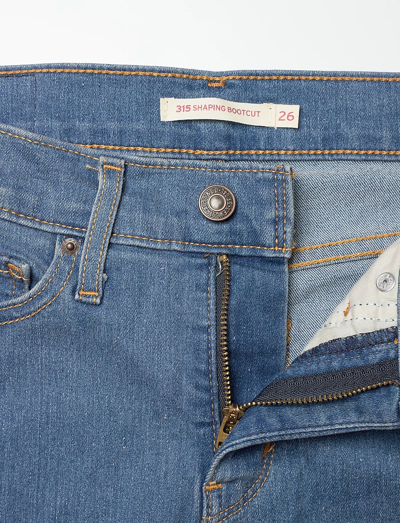 Levi's® - 315 SHAPING BOOT WE HAVE ARRIV - flared jeans - med indigo - worn in - 3