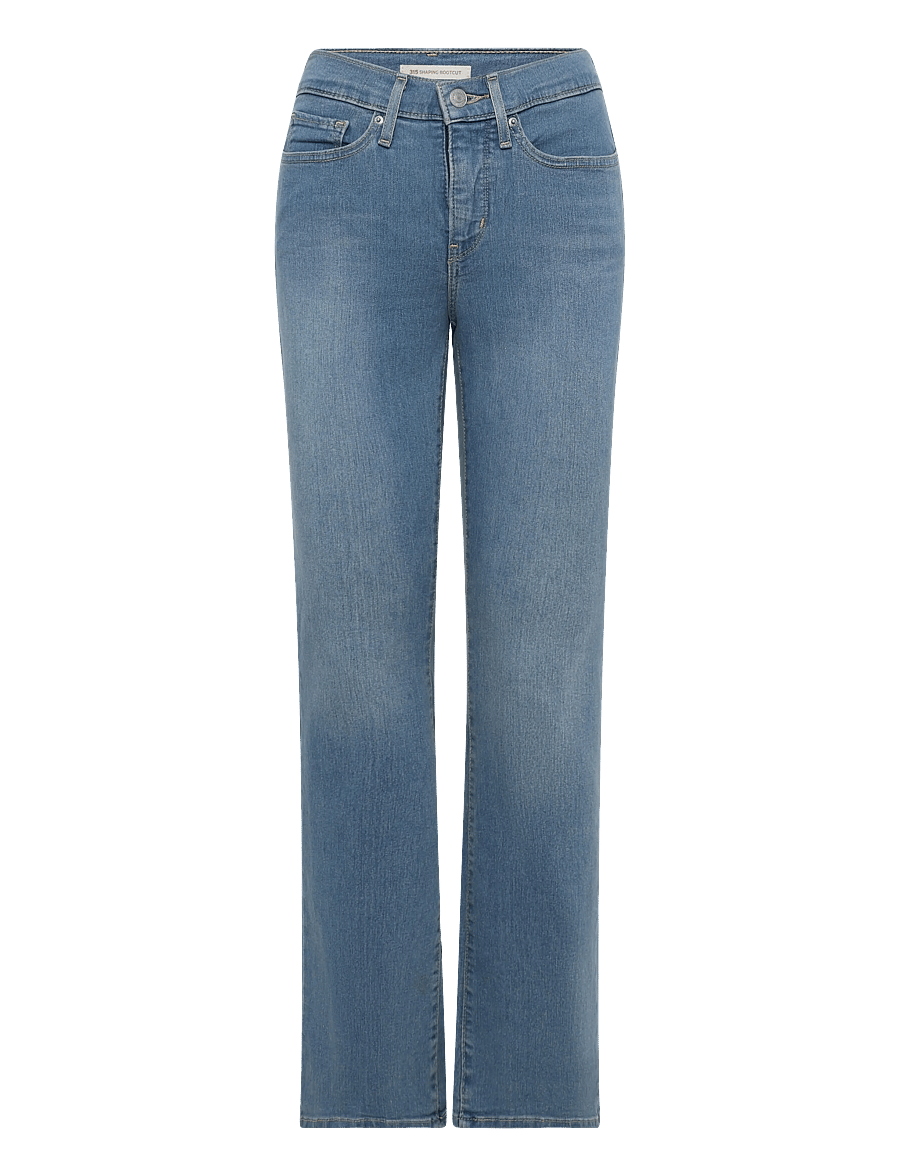 Levi's® - 315 SHAPING BOOT CAMP DENIM - bootcut jeans - med indigo - worn in - 0