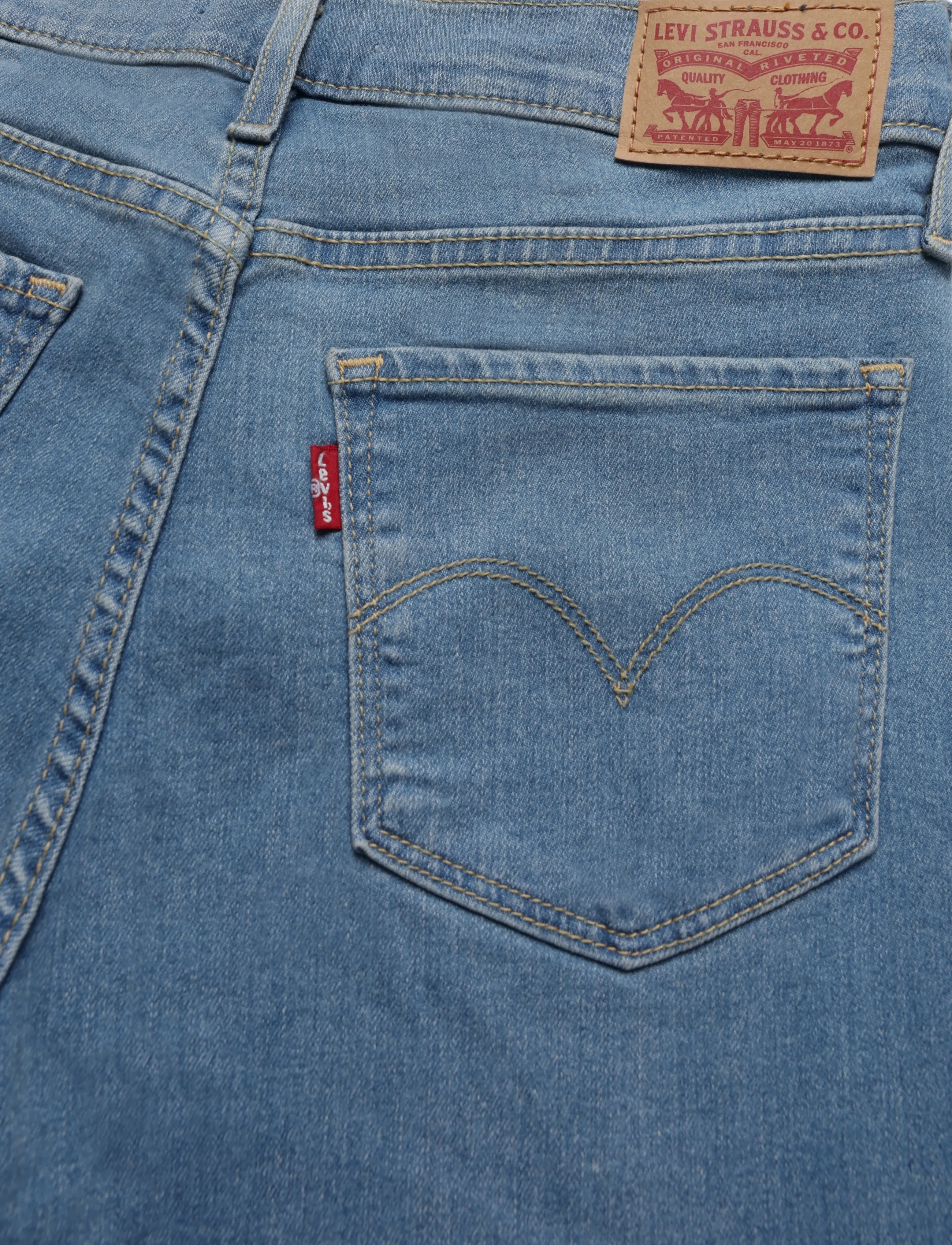 Levi's® - 315 SHAPING BOOT CAMP DENIM - bootcut jeans - med indigo - worn in - 4