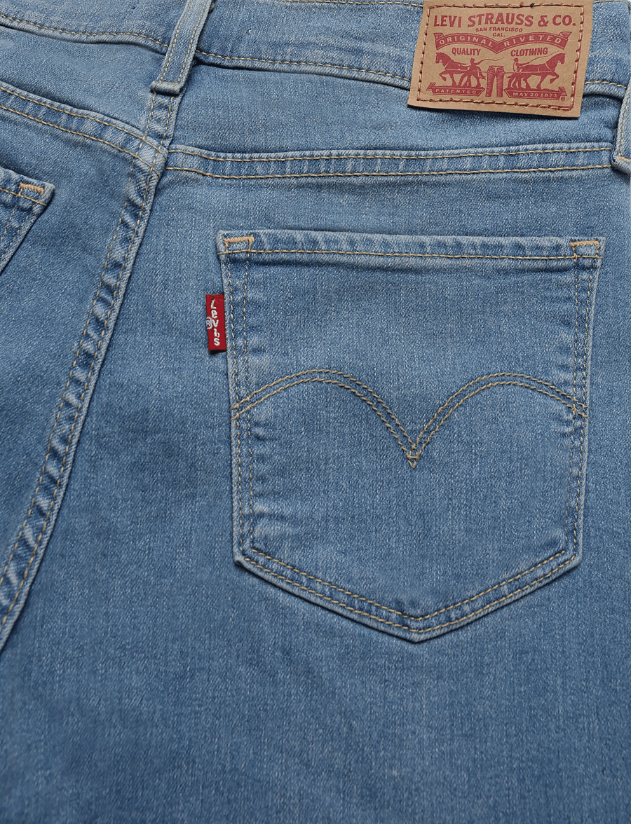 Levi's® - 315 SHAPING BOOT CAMP DENIM - bootcut jeans - med indigo - worn in - 4