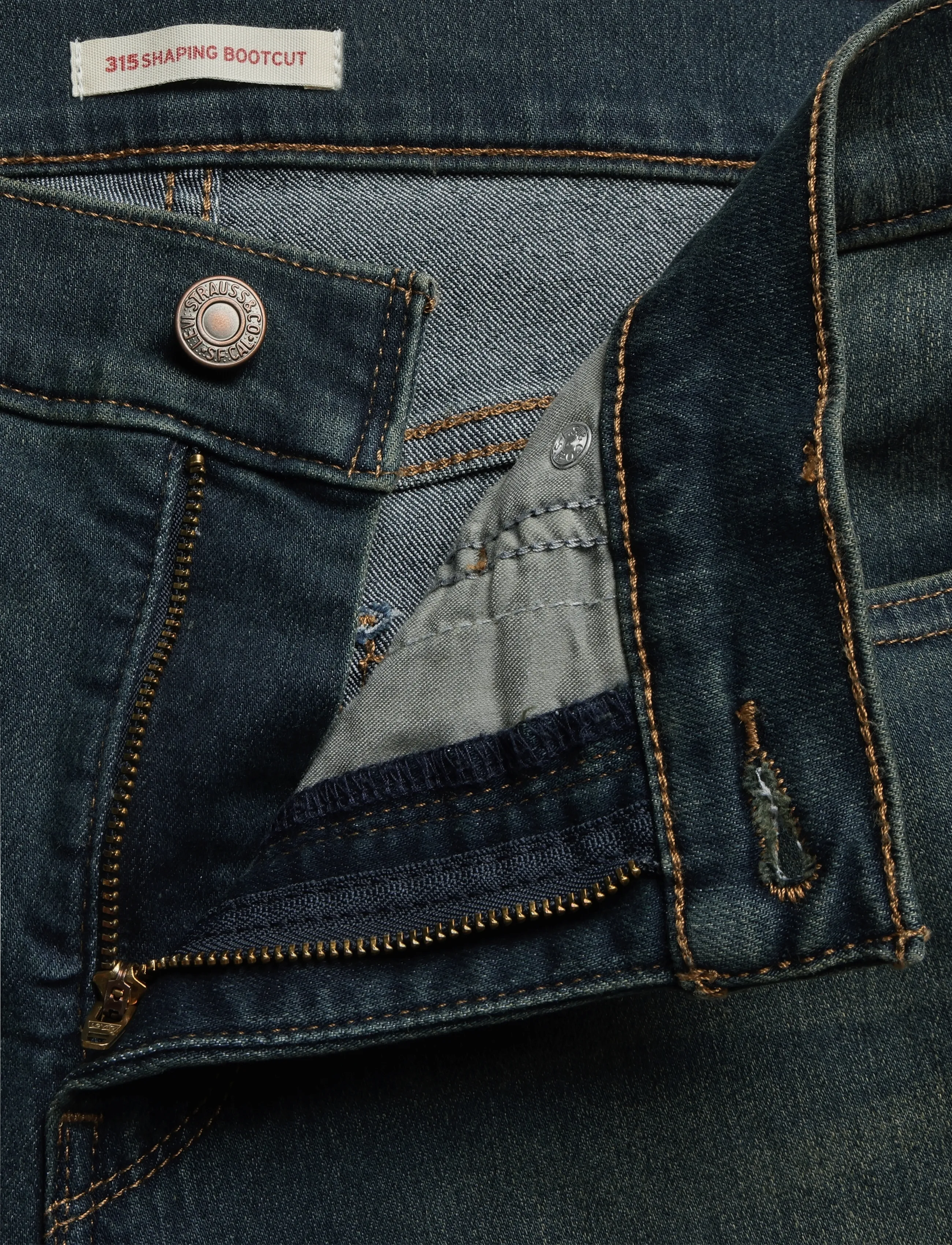Levi's® - 315 SHAPING BOOT CASH OUT BFR - bootcut jeans - greens - 3