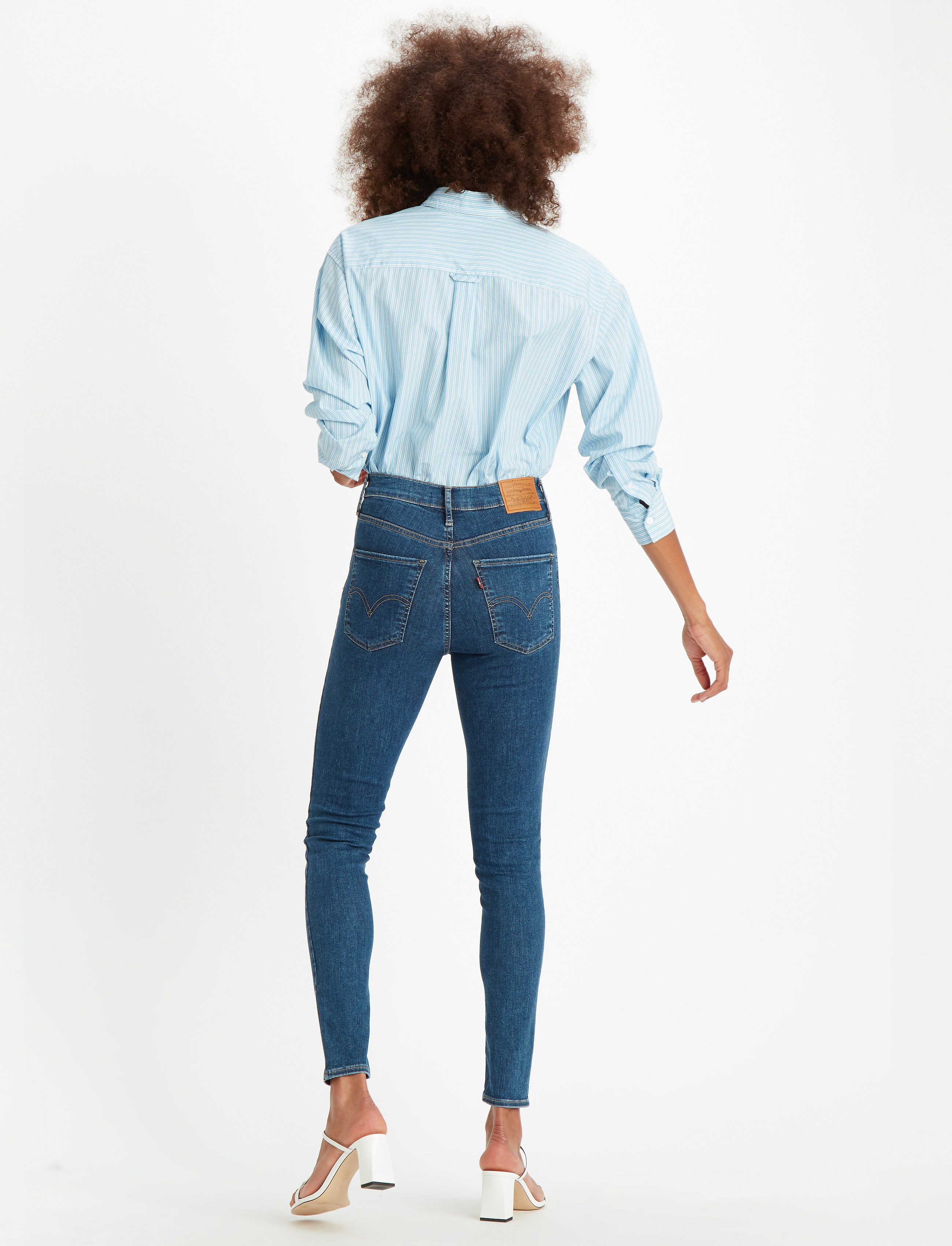 LEVI´S Women - MILE HIGH SUPER SKINNY TEMPO S - med indigo - flat finish - 3