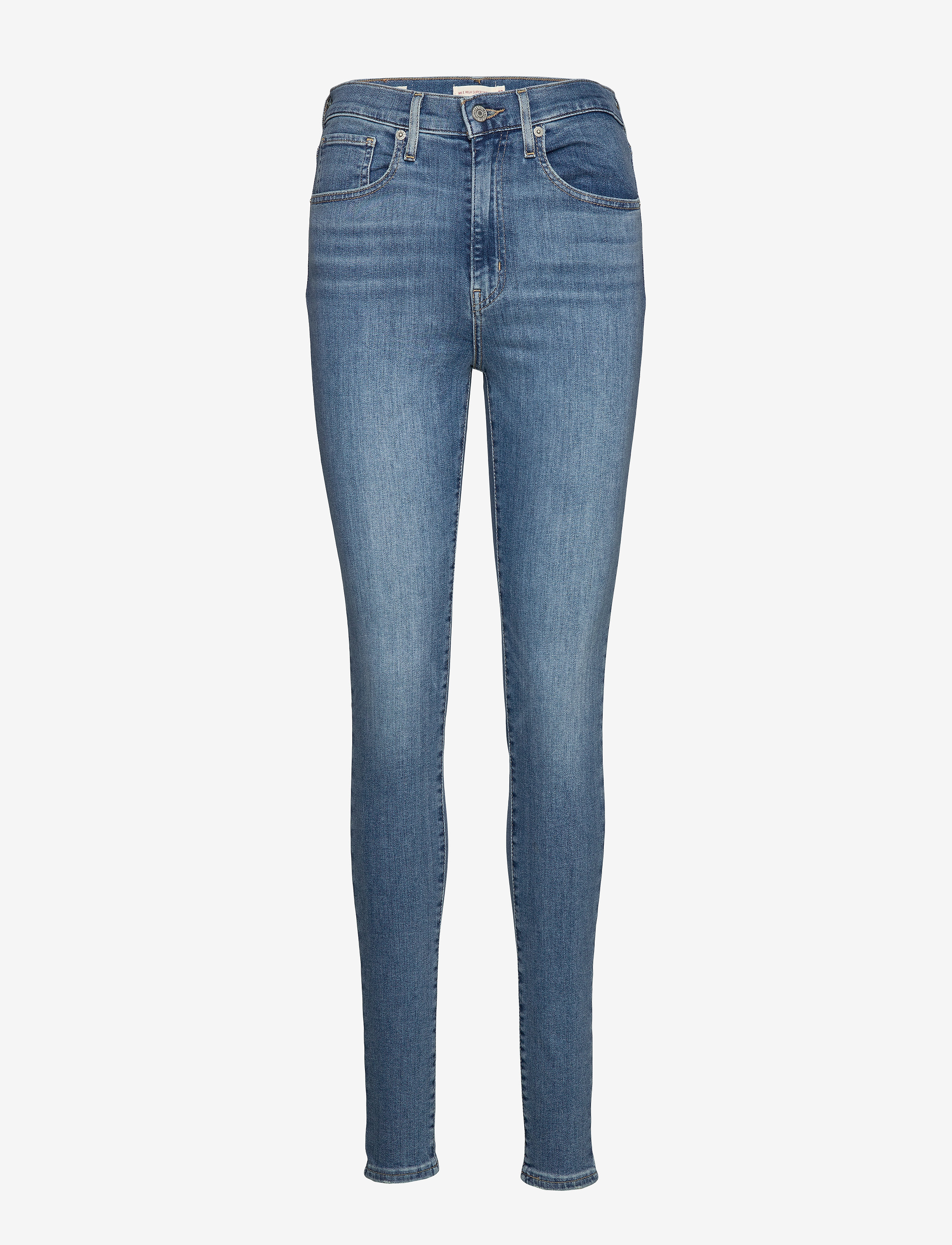 LEVI´S Women - MILE HIGH SUPER SKINNY BETTER - med indigo - worn in - 0