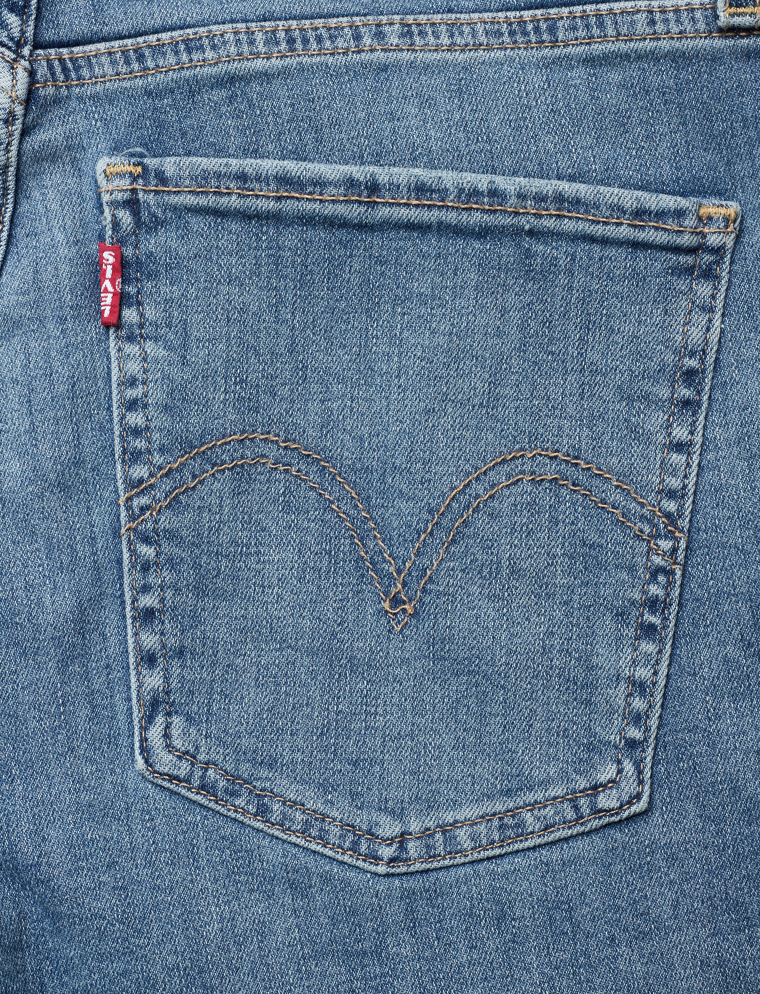 LEVI´S Women - MILE HIGH SUPER SKINNY BETTER - med indigo - worn in - 4