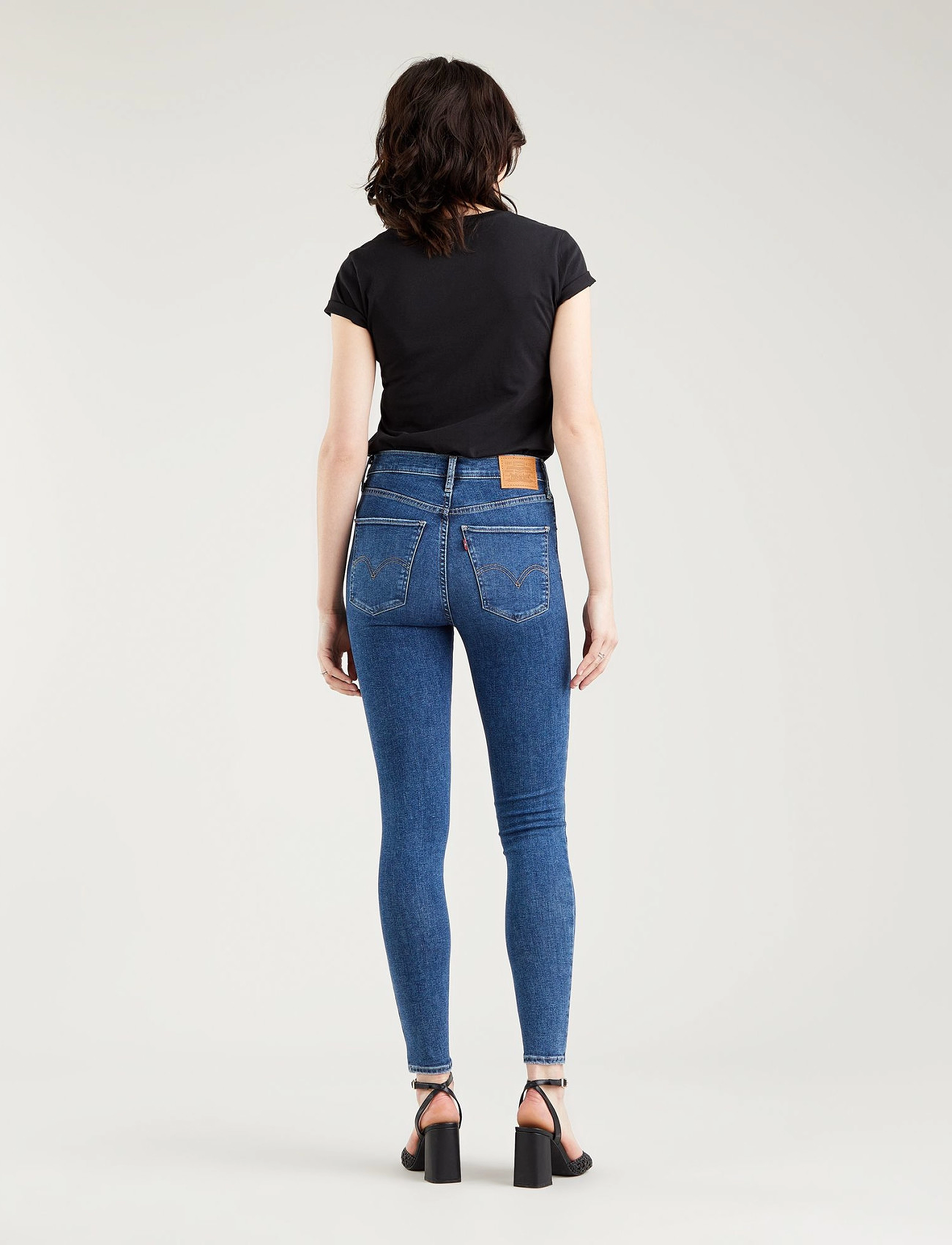 Levi's® - MILE HIGH SUPER SKINNY VENICE - dark indigo - worn in - 4