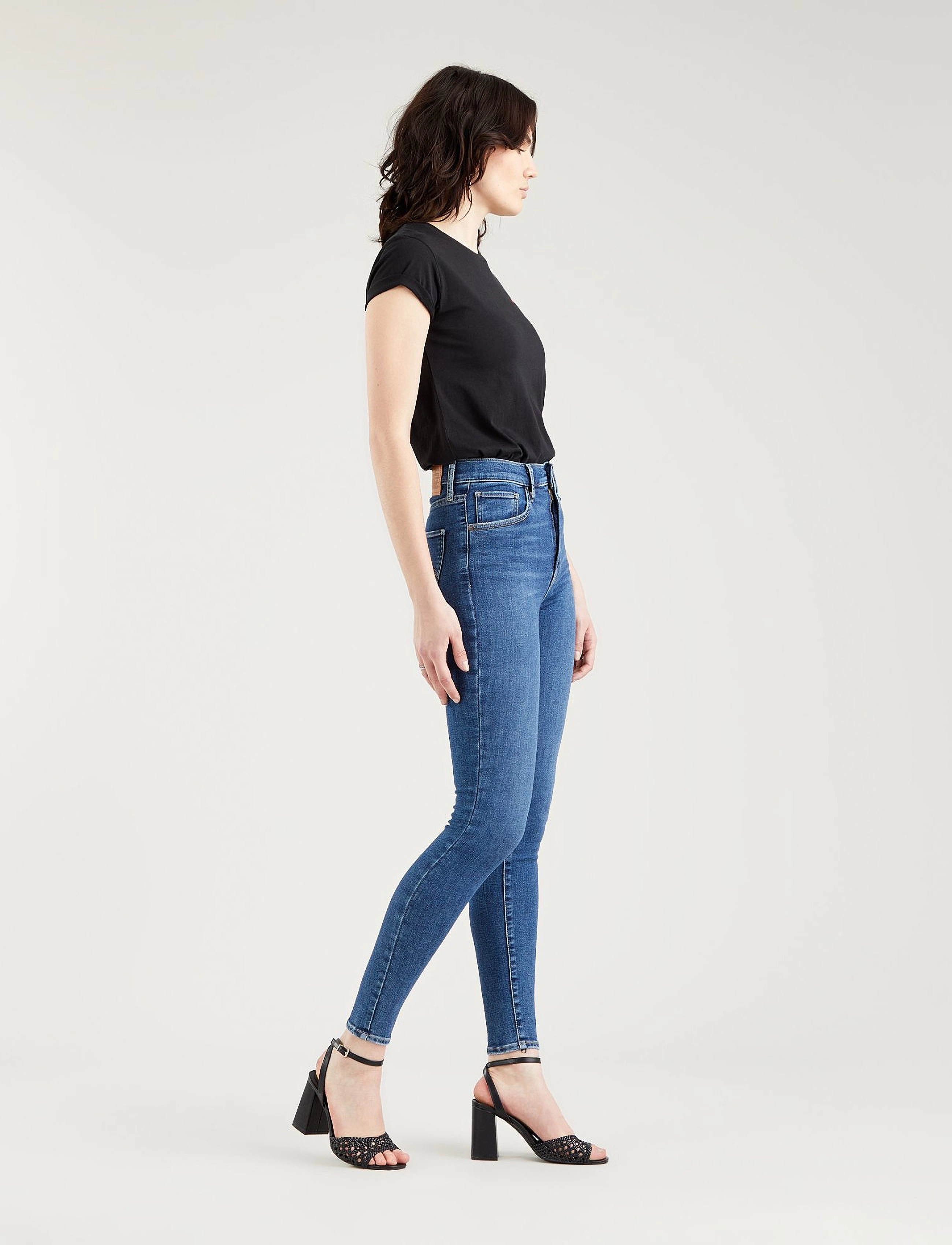Levi's® - MILE HIGH SUPER SKINNY VENICE - dark indigo - worn in - 5