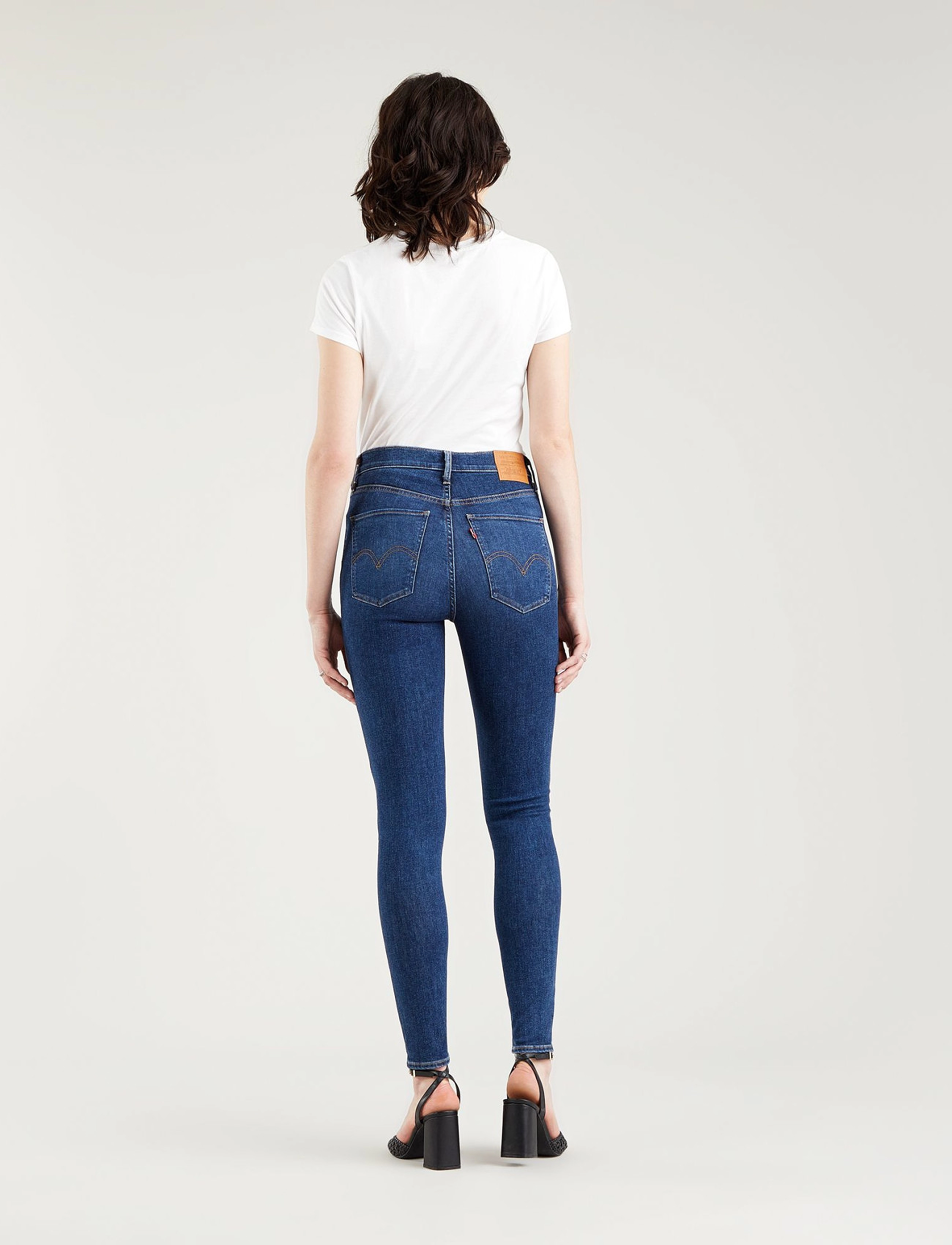 LEVI´S Women - MILE HIGH SUPER SKINNY ROME IN - dark indigo - worn in - 4