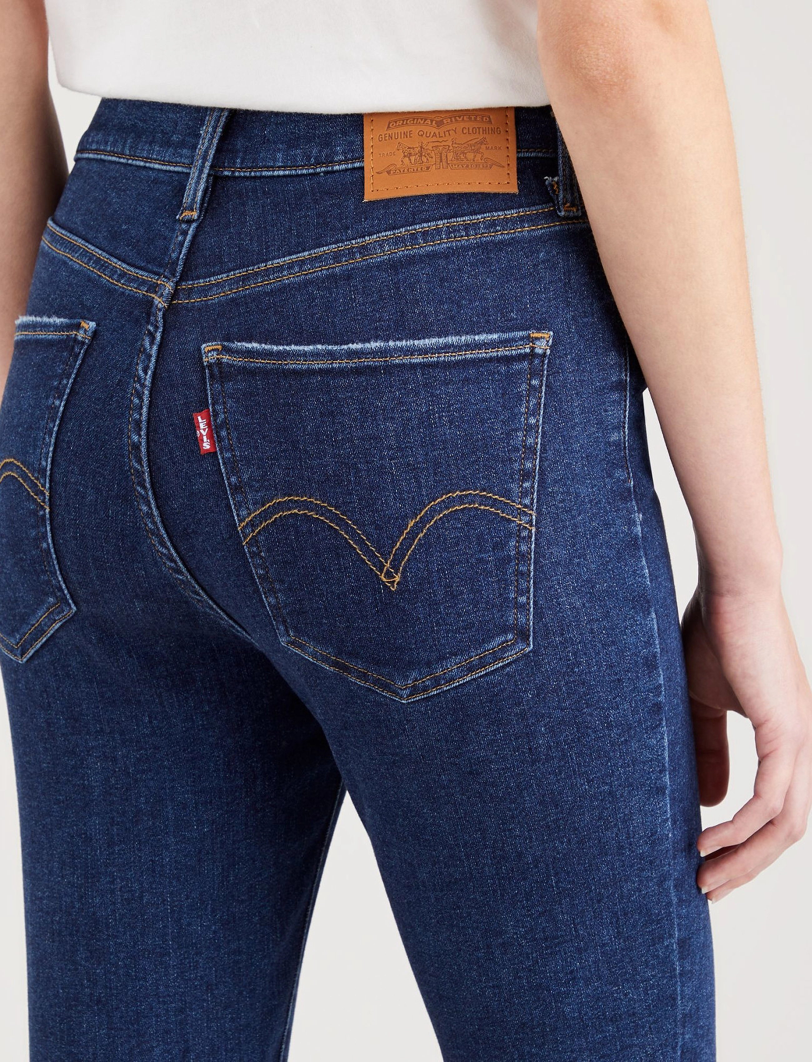 LEVI´S Women - MILE HIGH SUPER SKINNY ROME WI - dark indigo - worn in - 5