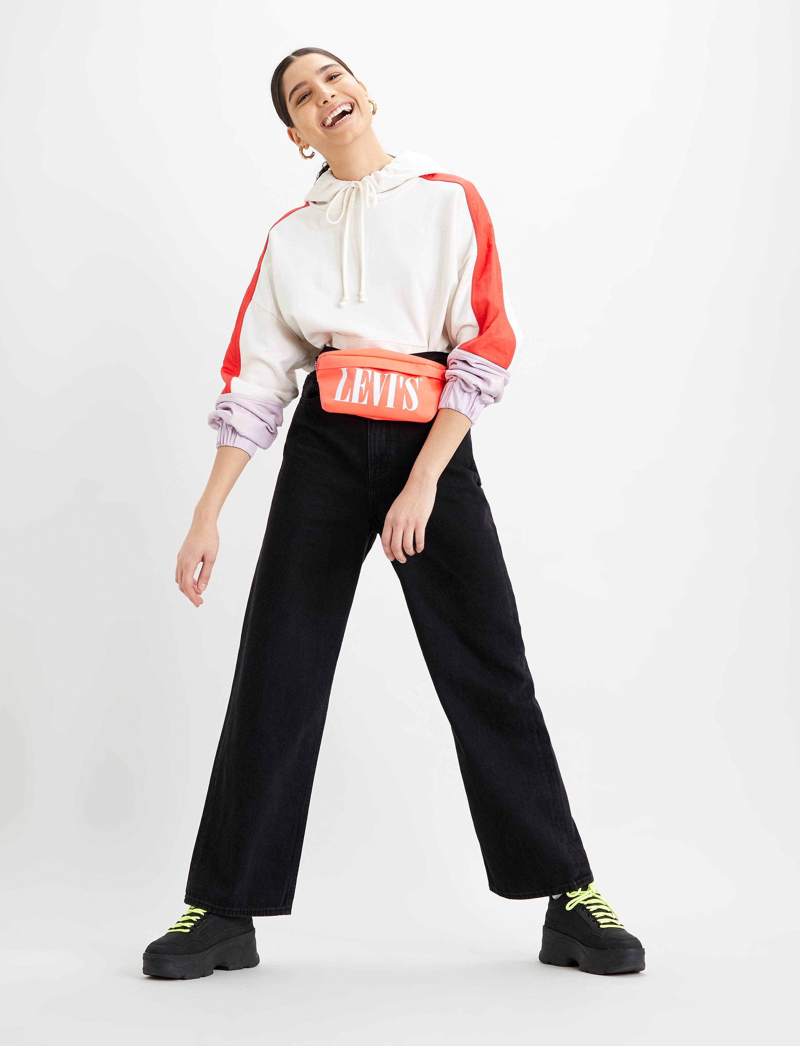 Levi's® - HIGH LOOSE TRAINWRECK - blacks - 0