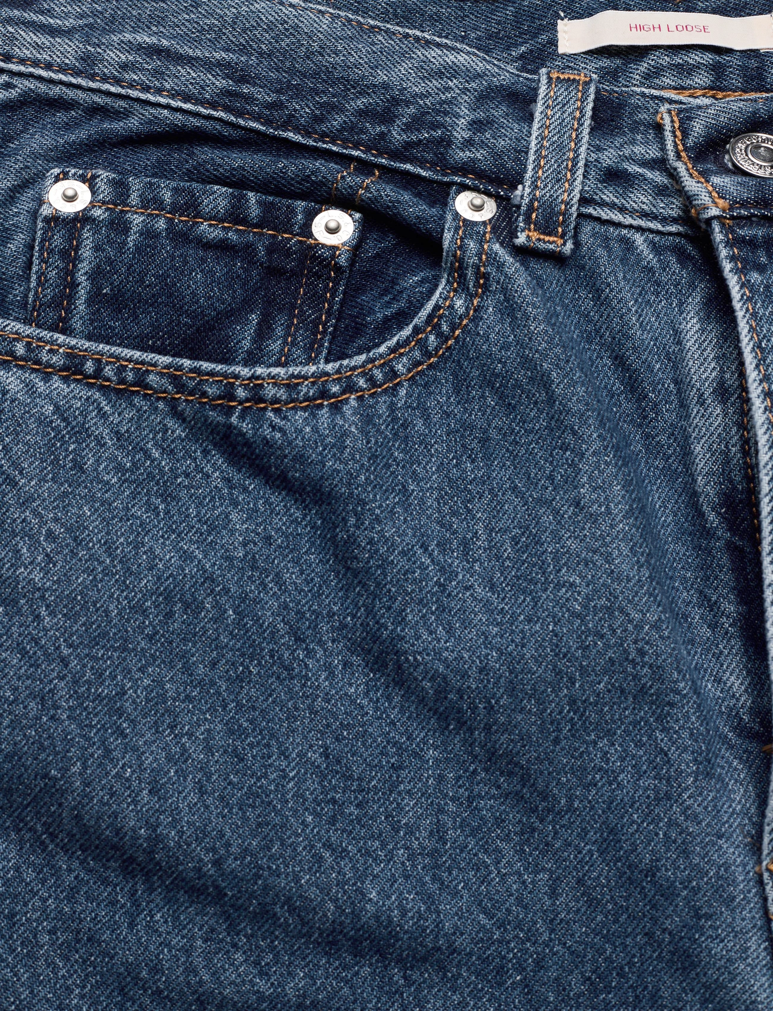 Levi's® - HIGH LOOSE LAZY SUNDAY - med indigo - flat finish - 4