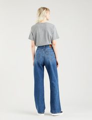 LEVI´S Women - HIGH LOOSE SHOW OFF - brede jeans - dark indigo - worn in - 4