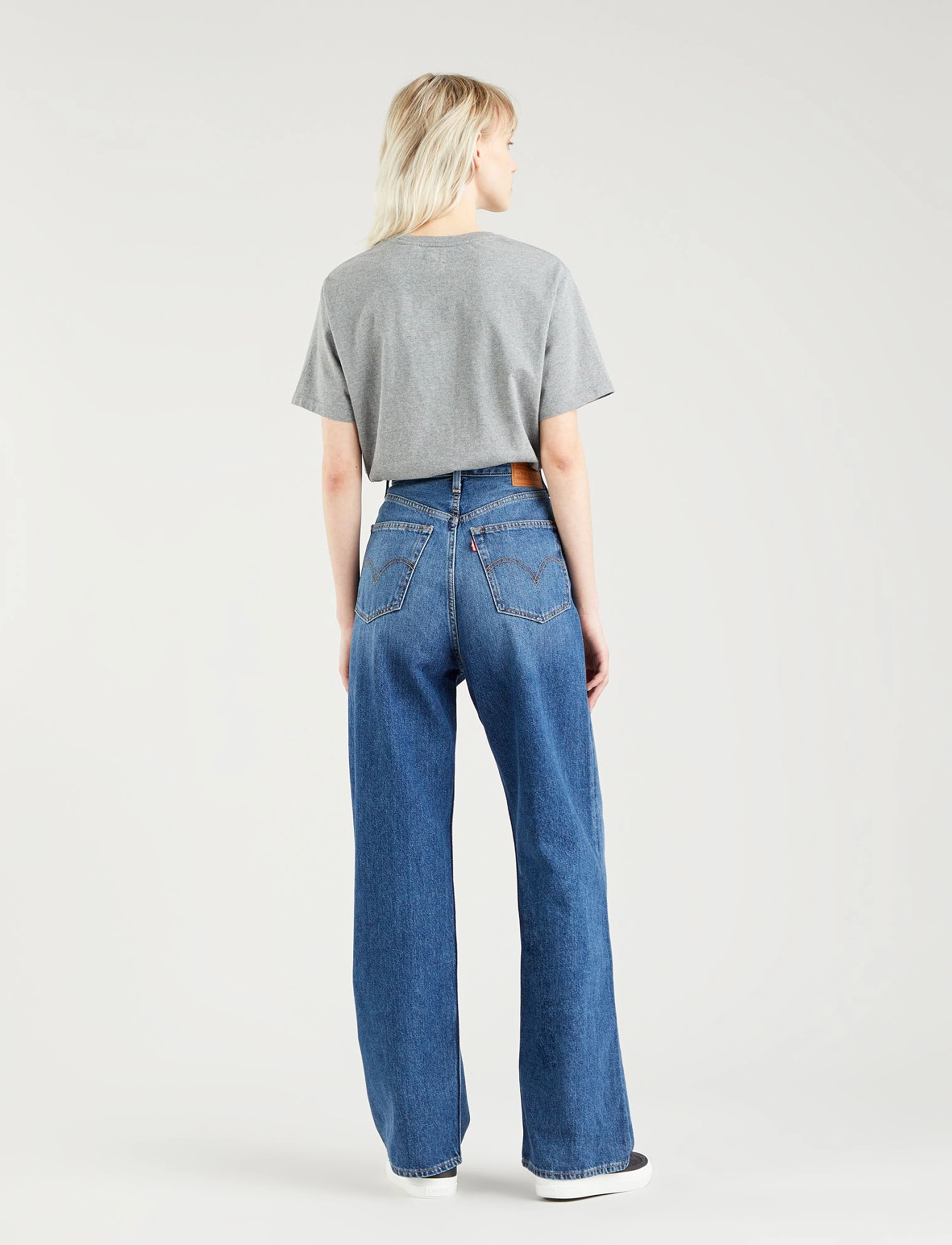 Levi's® - HIGH LOOSE SHOW OFF - dark indigo - worn in - 4