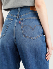 LEVI´S Women - HIGH LOOSE SHOW OFF - brede jeans - dark indigo - worn in - 6