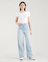 LEVI´S Women - HIGH LOOSE IM A FACT - džinsa bikses ar platām starām - light indigo - flat finis - 2