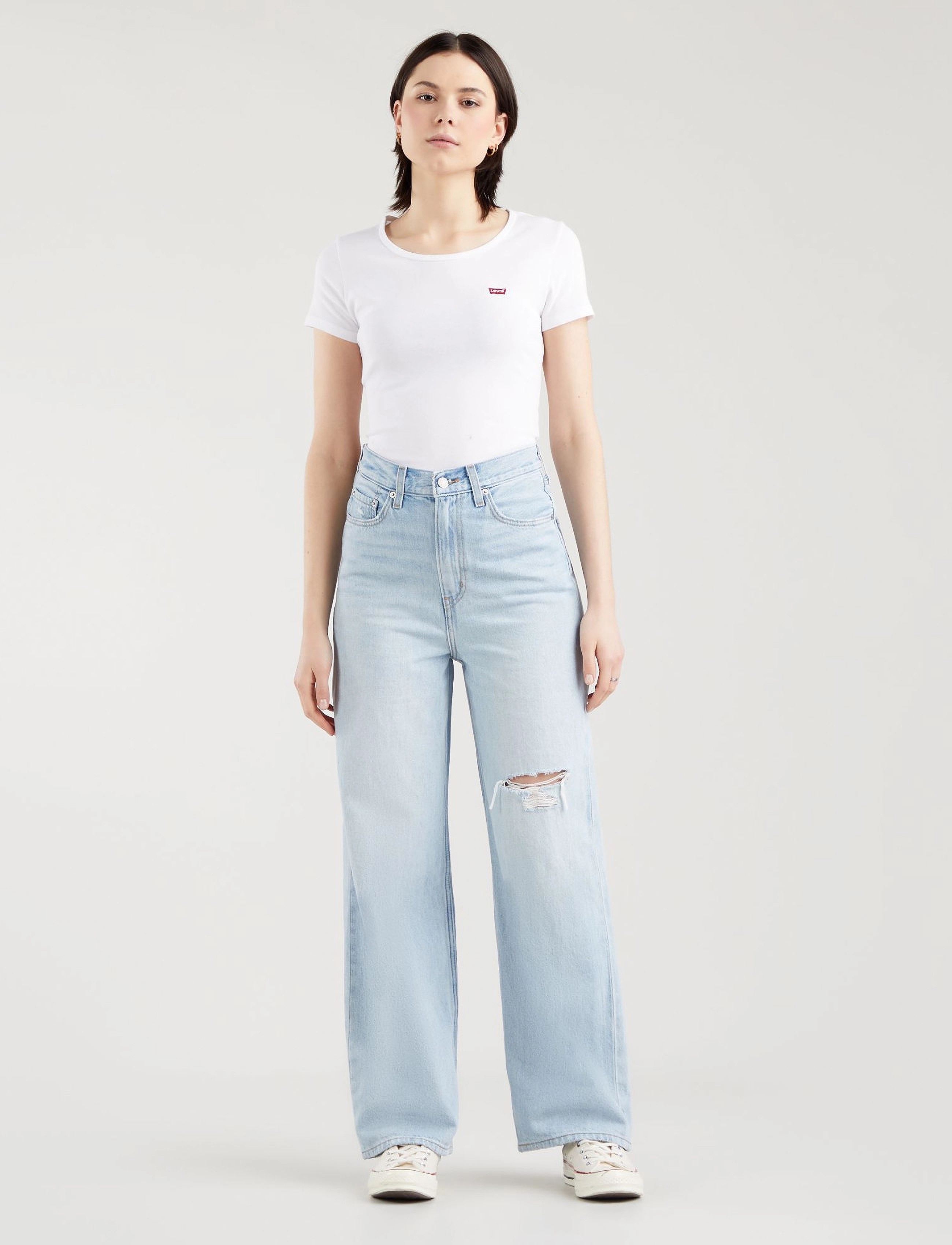 Levi's® - HIGH LOOSE IM A FACT - light indigo - flat finis - 3