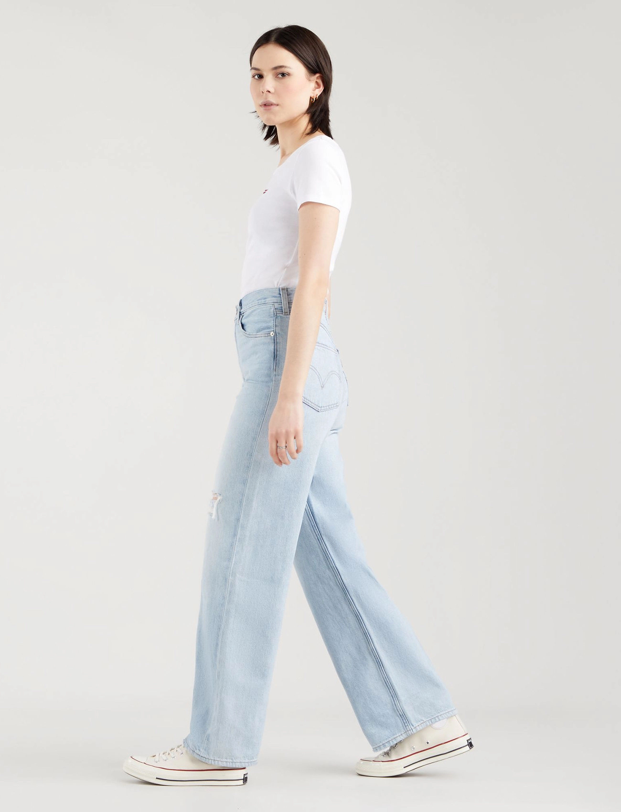 Levi's® - HIGH LOOSE IM A FACT - light indigo - flat finis - 5