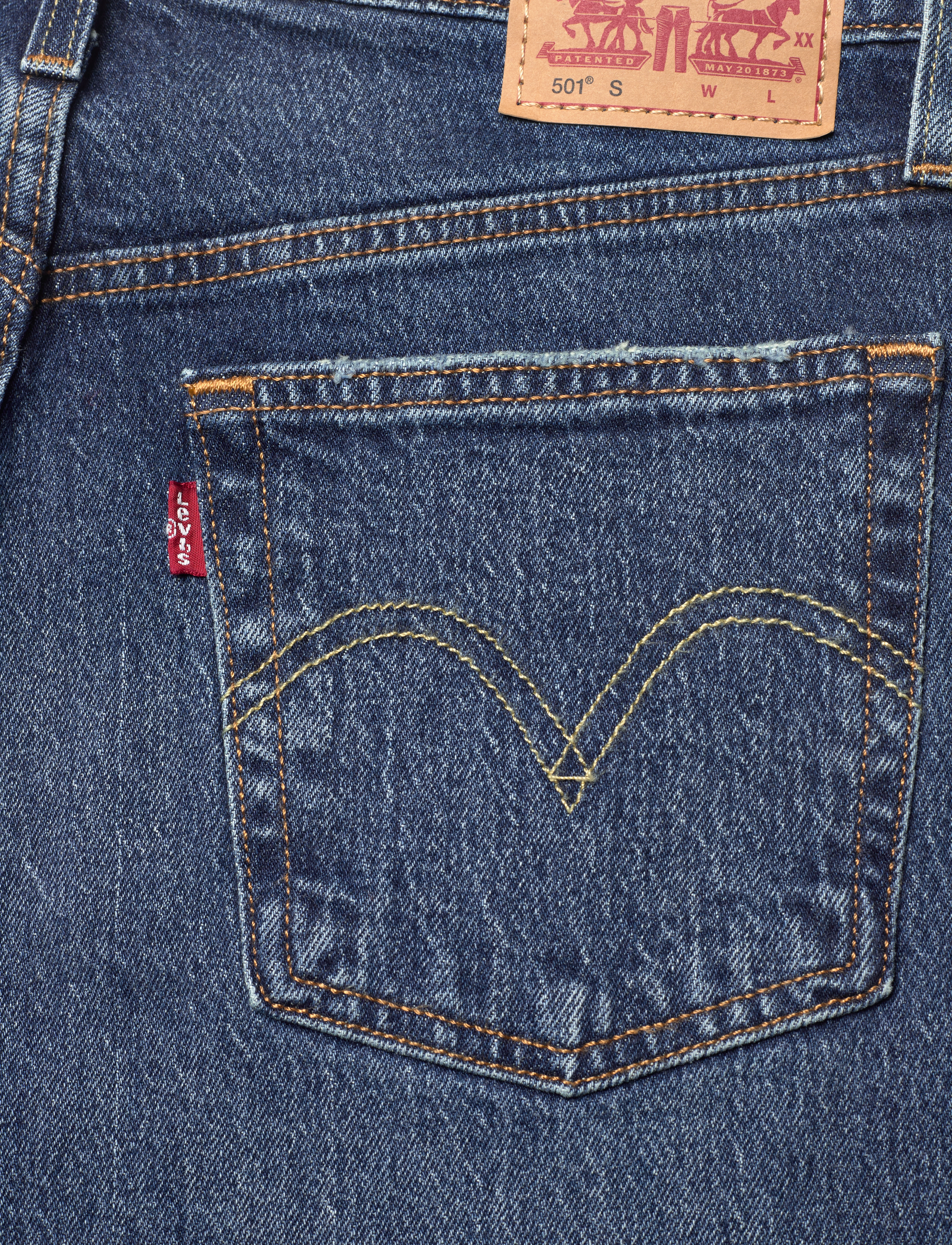 Levi's® - 501 SKINNY MY HONOR - dark indigo - worn in - 4