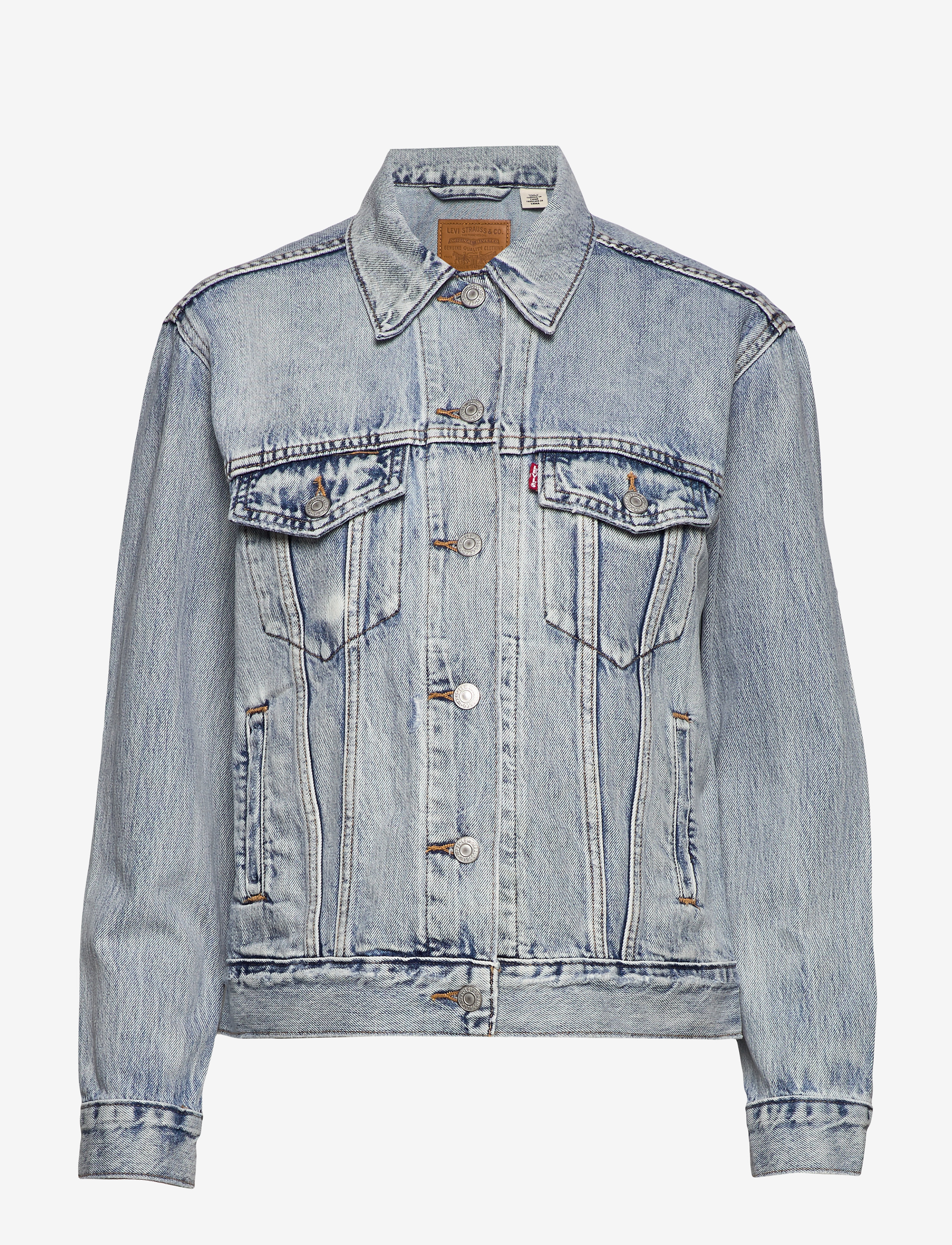 LEVI´S Women - EXBOYFRIEND TRUCKER EXTRAORDIN - light indigo - worn in - 0