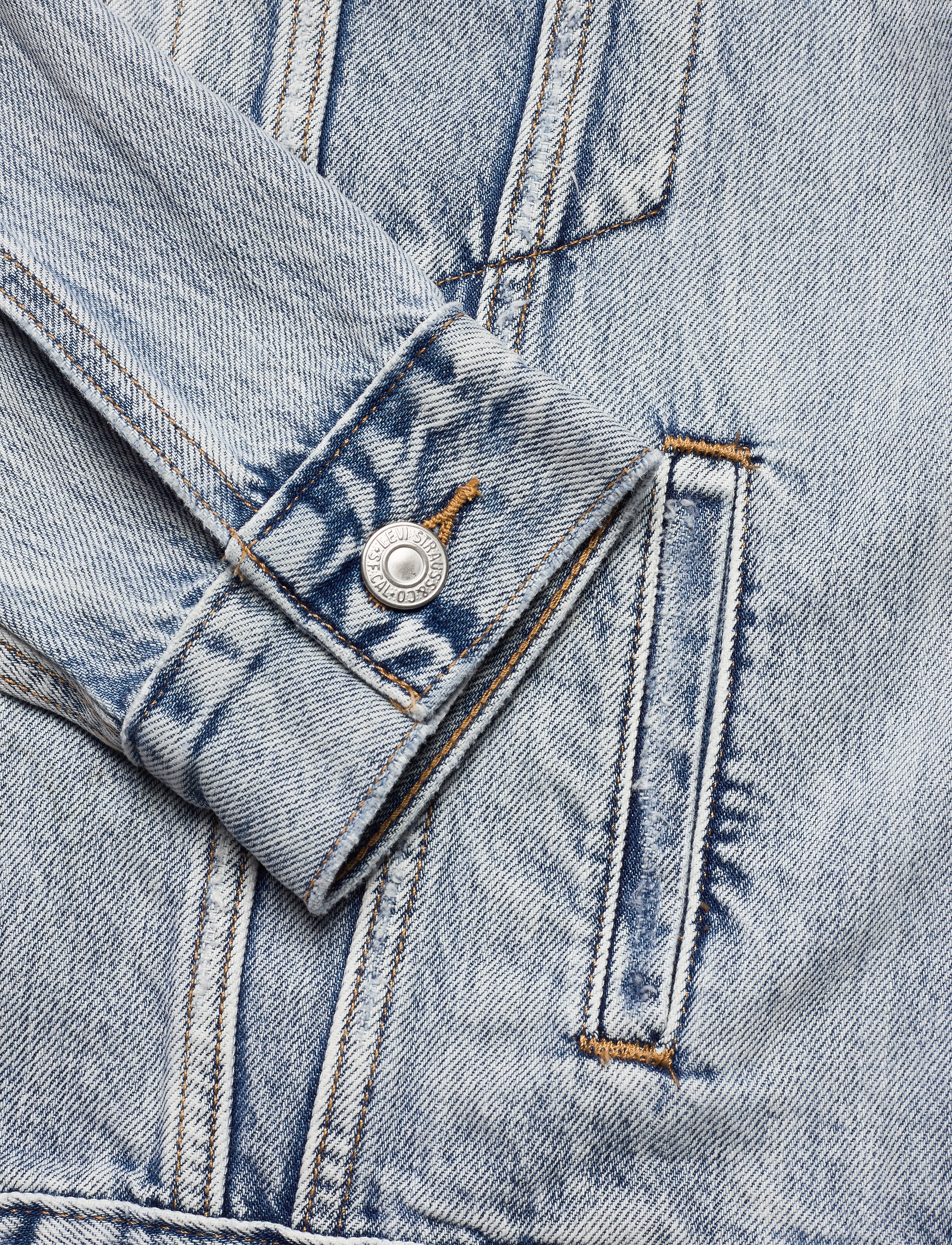 LEVI´S Women - EXBOYFRIEND TRUCKER EXTRAORDIN - light indigo - worn in - 3