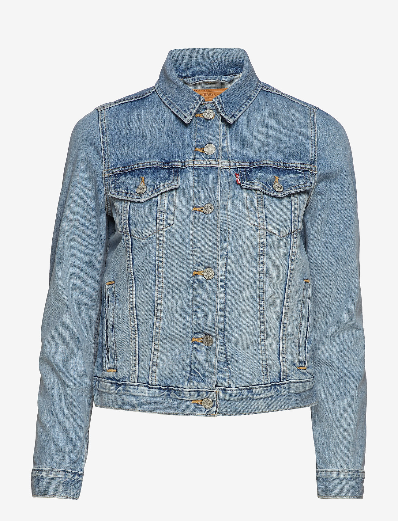 LEVI´S Women - ORIGINAL TRUCKER ALL YOURS - med indigo - worn in - 0