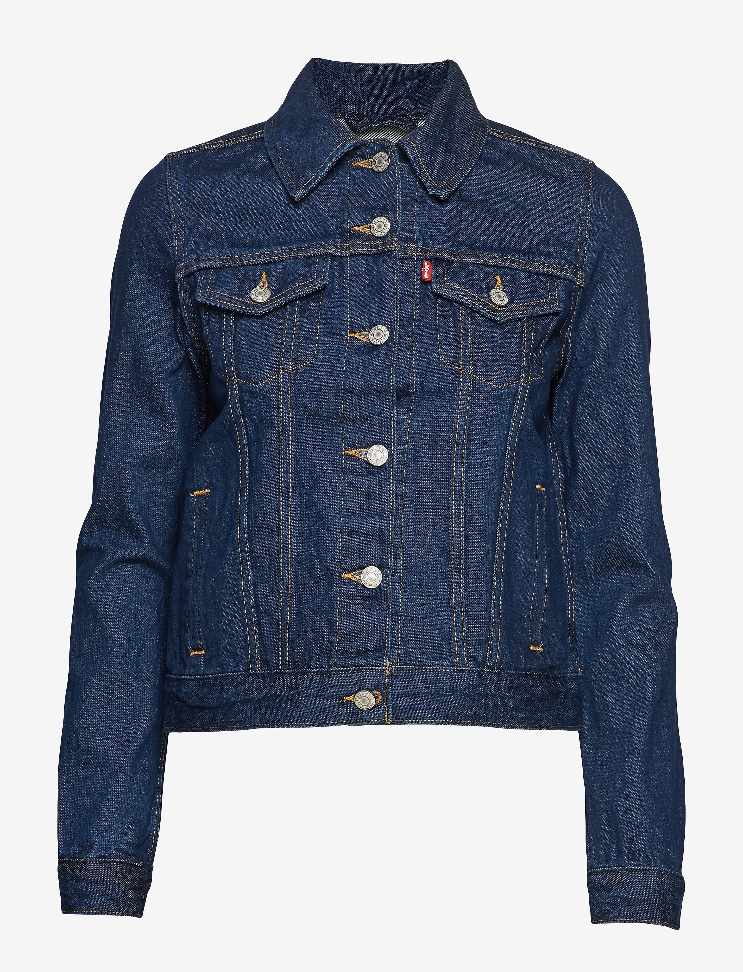 Levi's® - ORIGINAL TRUCKER CLEAN DARK AU - vårjakker - dark indigo - flat finish - 1