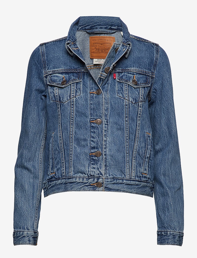 Levi's® - ORIGINAL TRUCKER SOFT AS BUTTE - jeansjackor - med indigo - worn in - 1