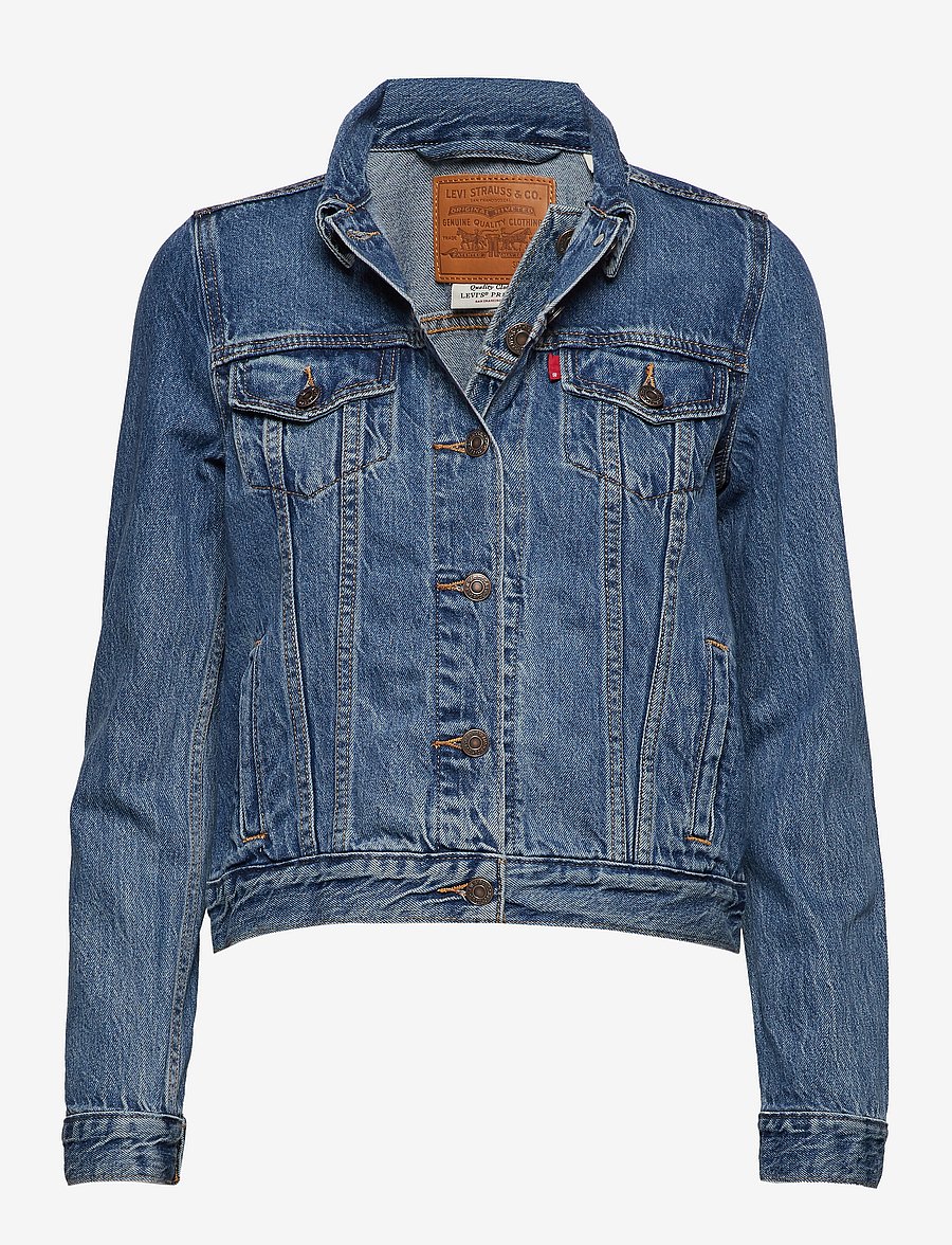 Levi's® - ORIGINAL TRUCKER SOFT AS BUTTE - jeansjacken - med indigo - worn in - 1
