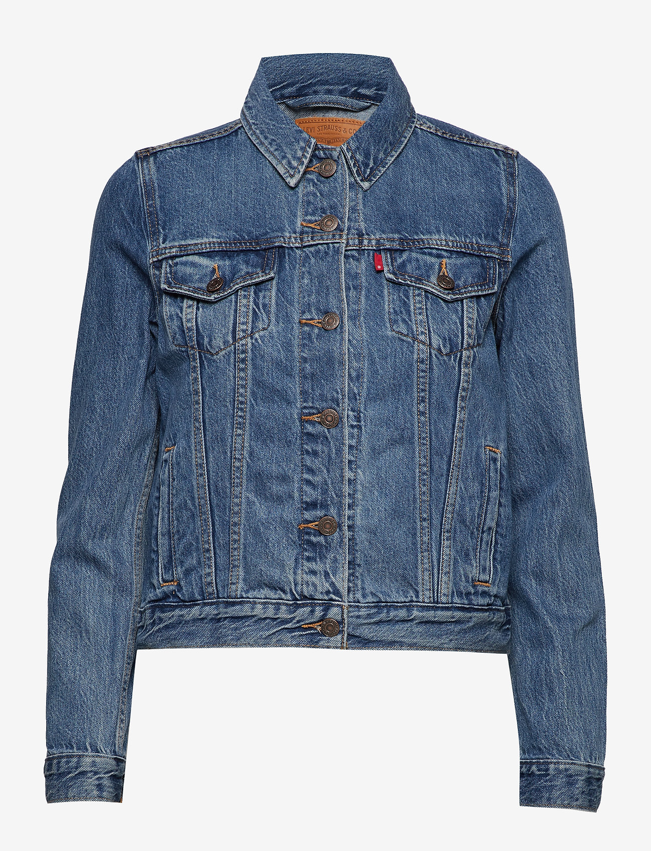 Levi's® - ORIGINAL TRUCKER SOFT AS BUTTE - jeansjackor - med indigo - worn in - 2