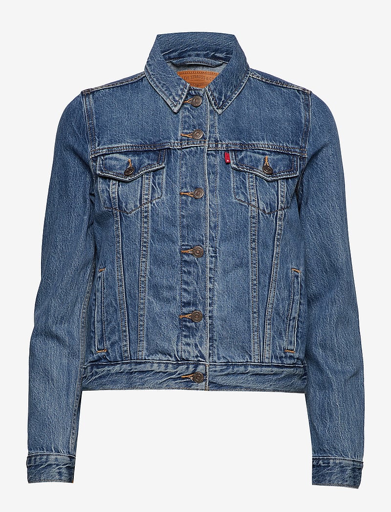 Levi's® - ORIGINAL TRUCKER SOFT AS BUTTE - jeansjackor - med indigo - worn in - 2