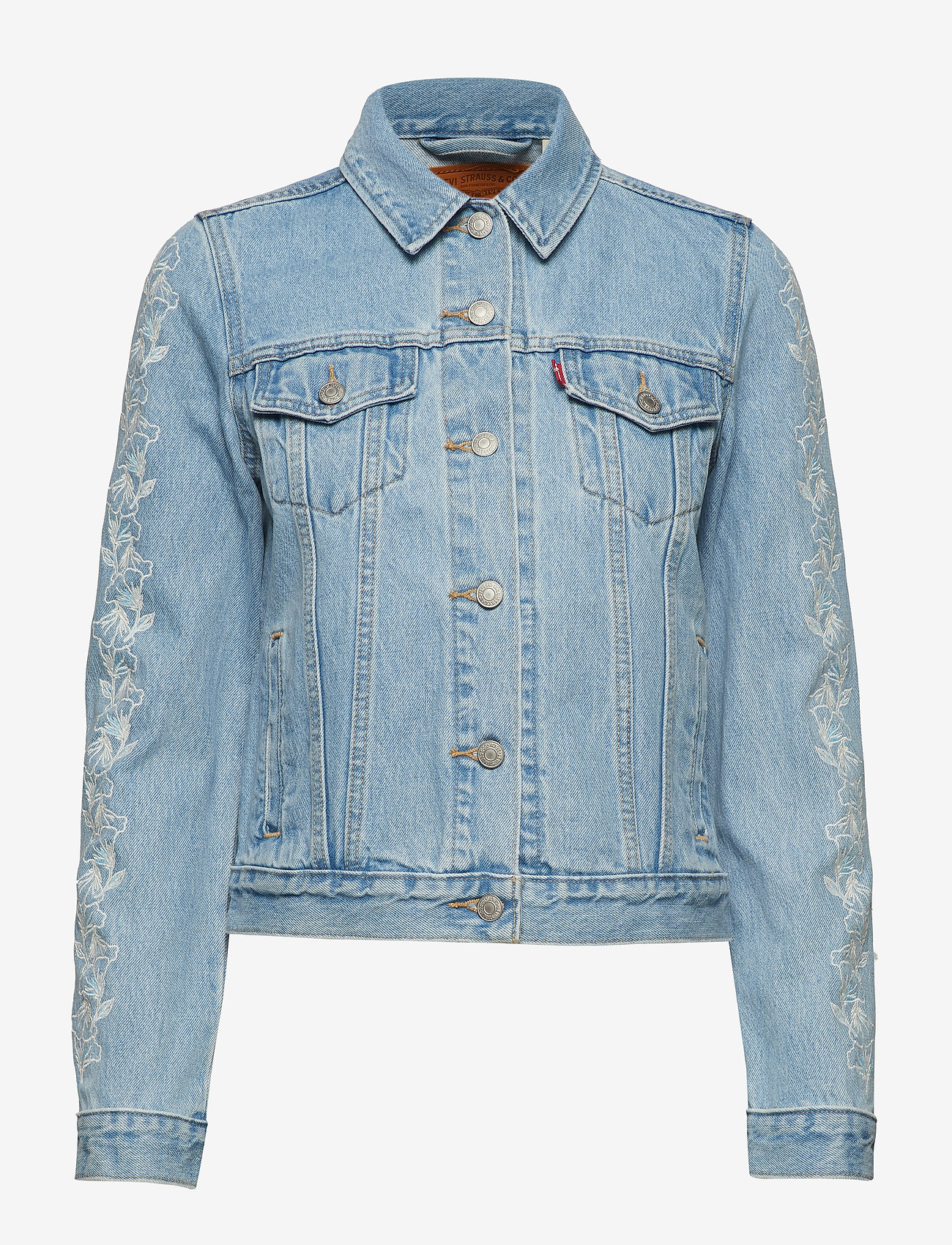 LEVI´S Women - ORIGINAL TRUCKER NEEDLECRAFT T - med indigo - worn in - 0