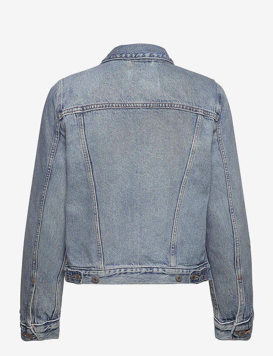 Levi's® - ORIGINAL TRUCKER ALL MINE - teksatagid - med indigo - worn in - 2