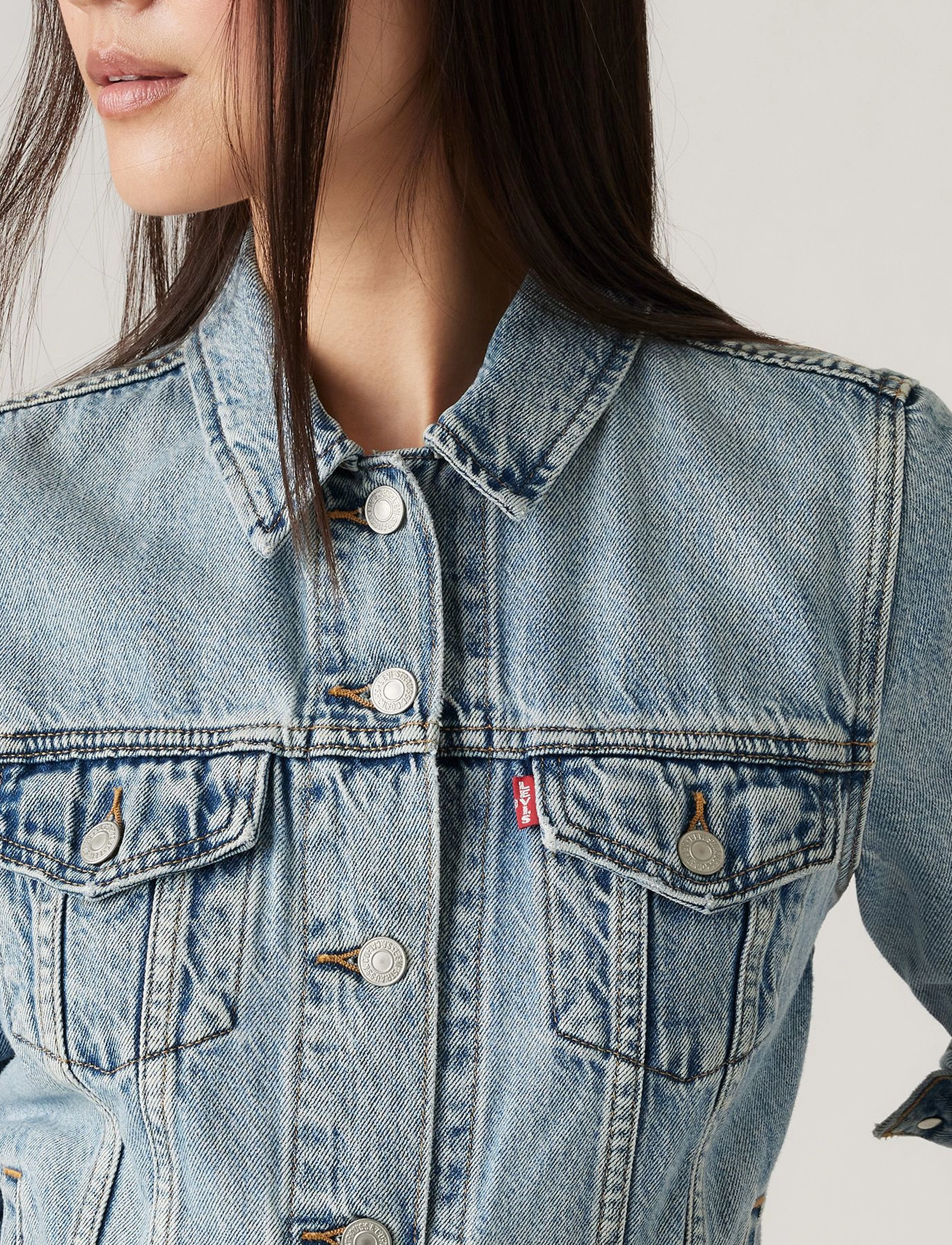 Levi's® - ORIGINAL TRUCKER ALL MINE - forårsjakker - med indigo - worn in - 5