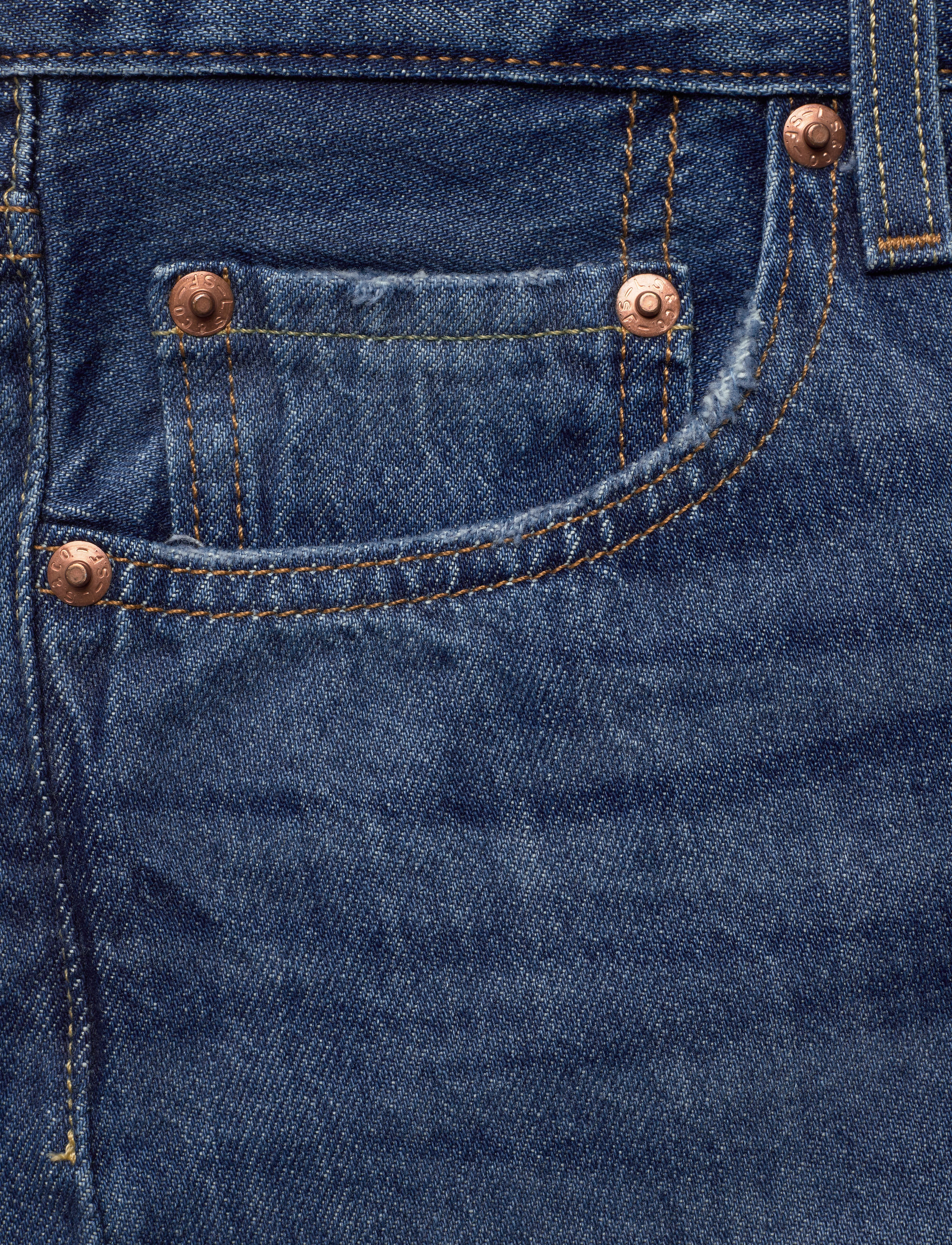 LEVI´S Women - 501 SHORT LONG SANSOME DRIFTER - med indigo - worn in - 2