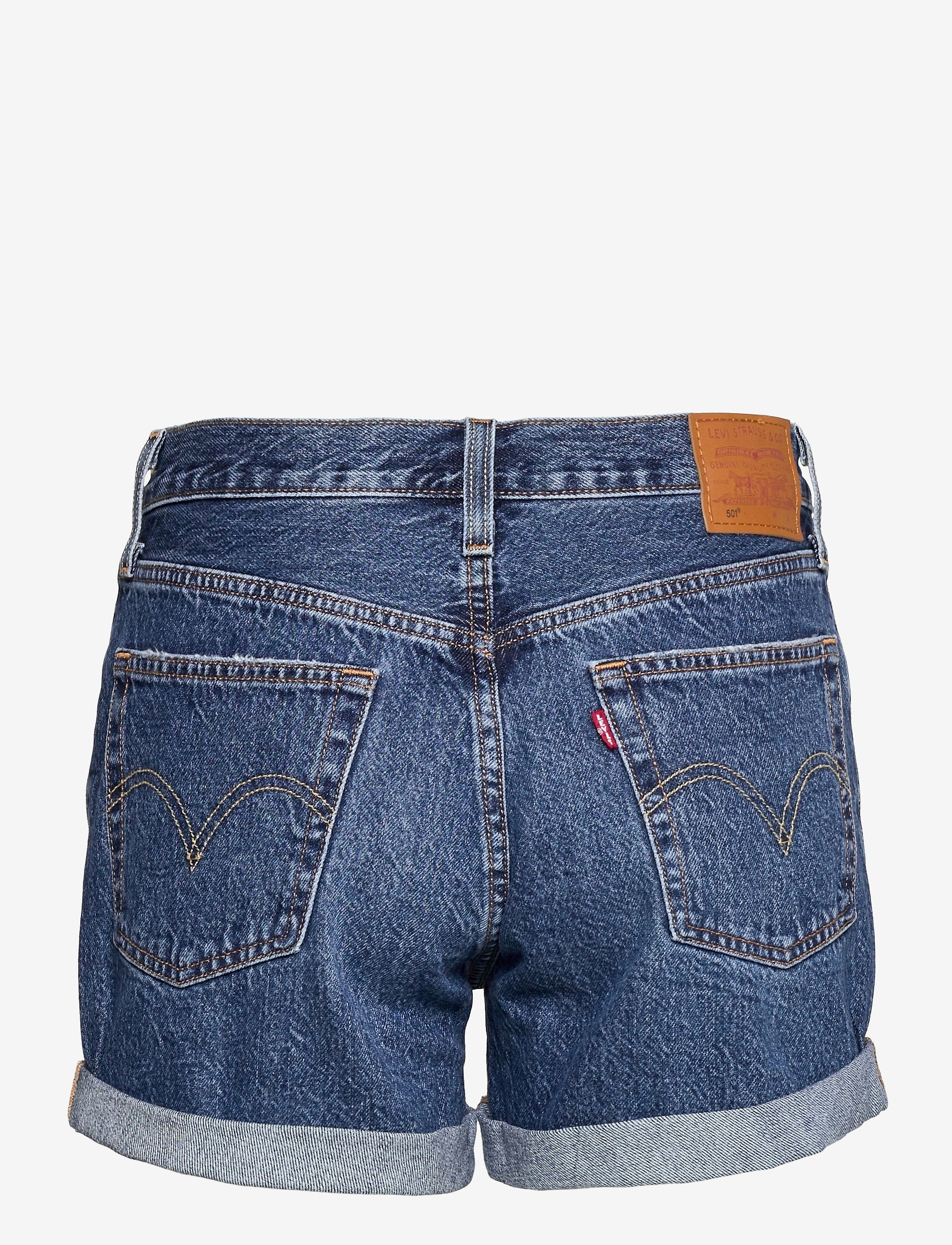 LEVI´S Women - 501 ROLLED SHORT ORINDA TROY S - dark indigo - worn in - 1