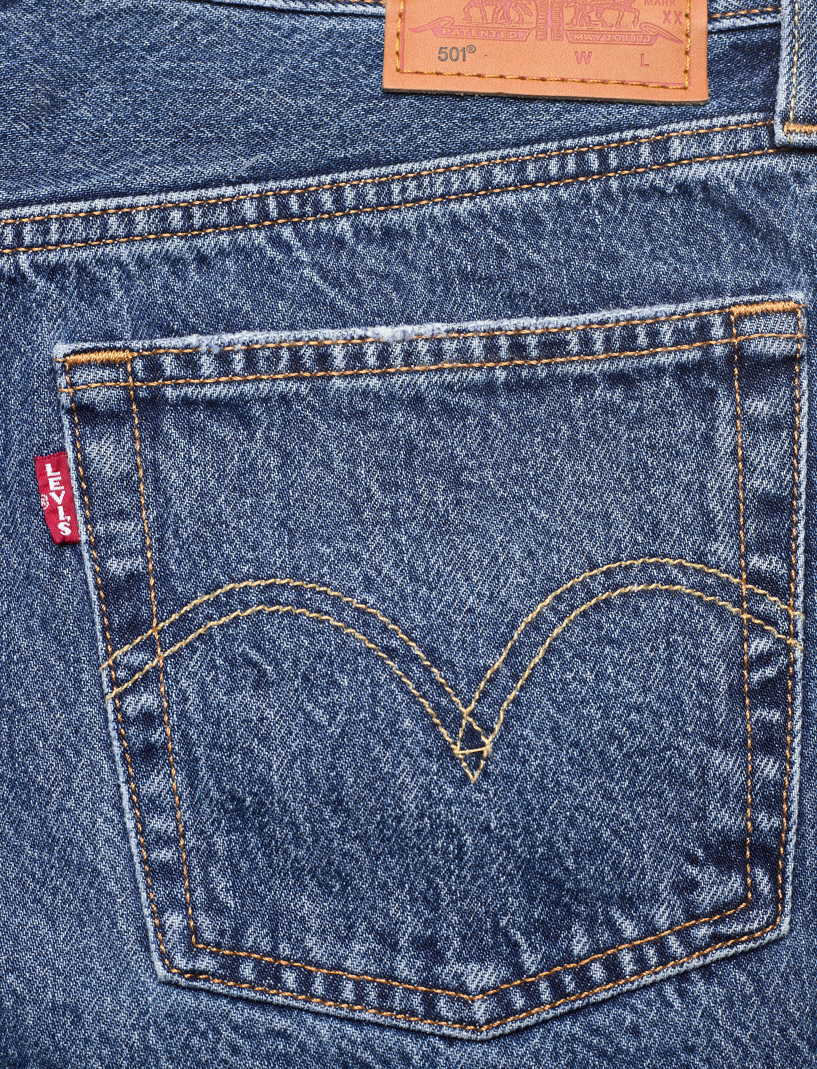LEVI´S Women - 501 ROLLED SHORT ORINDA TROY S - dark indigo - worn in - 4