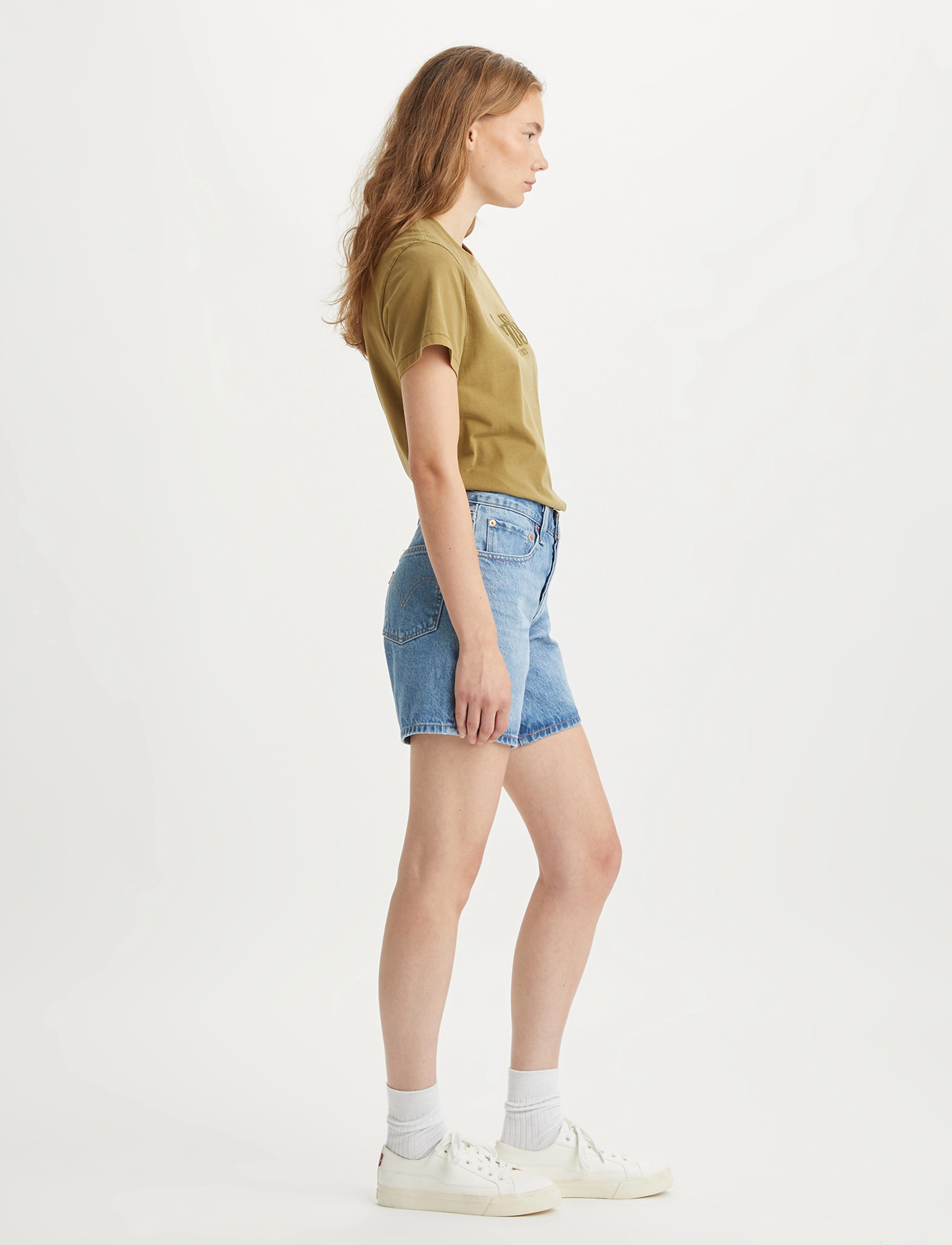 Levi's® - 501 ROLLED SHORT ORINDA NIGHT - med indigo - worn in - 3