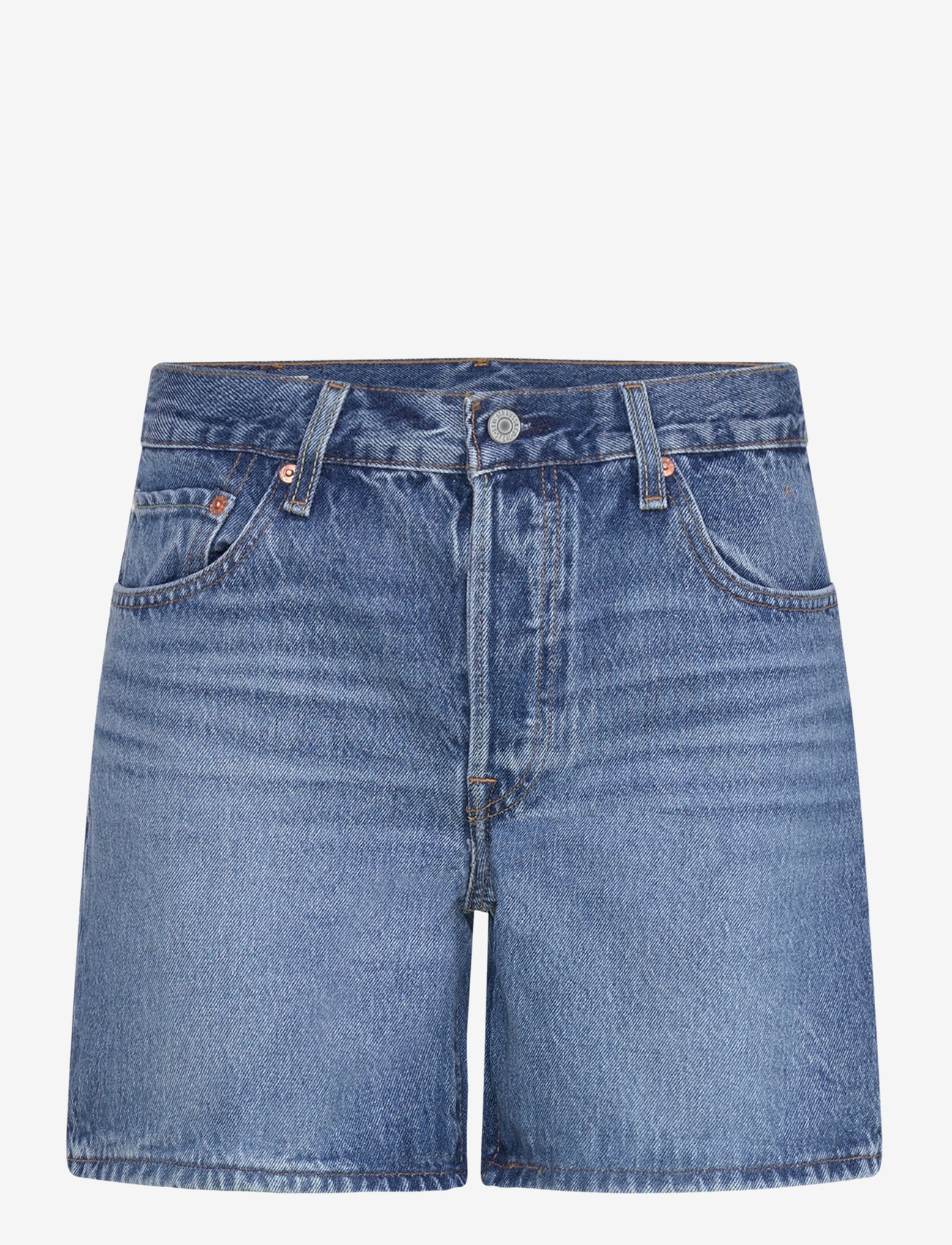 Levi's® - 501 ROLLED SHORT MUST BE MINE - jorts - dark indigo - worn in - 1