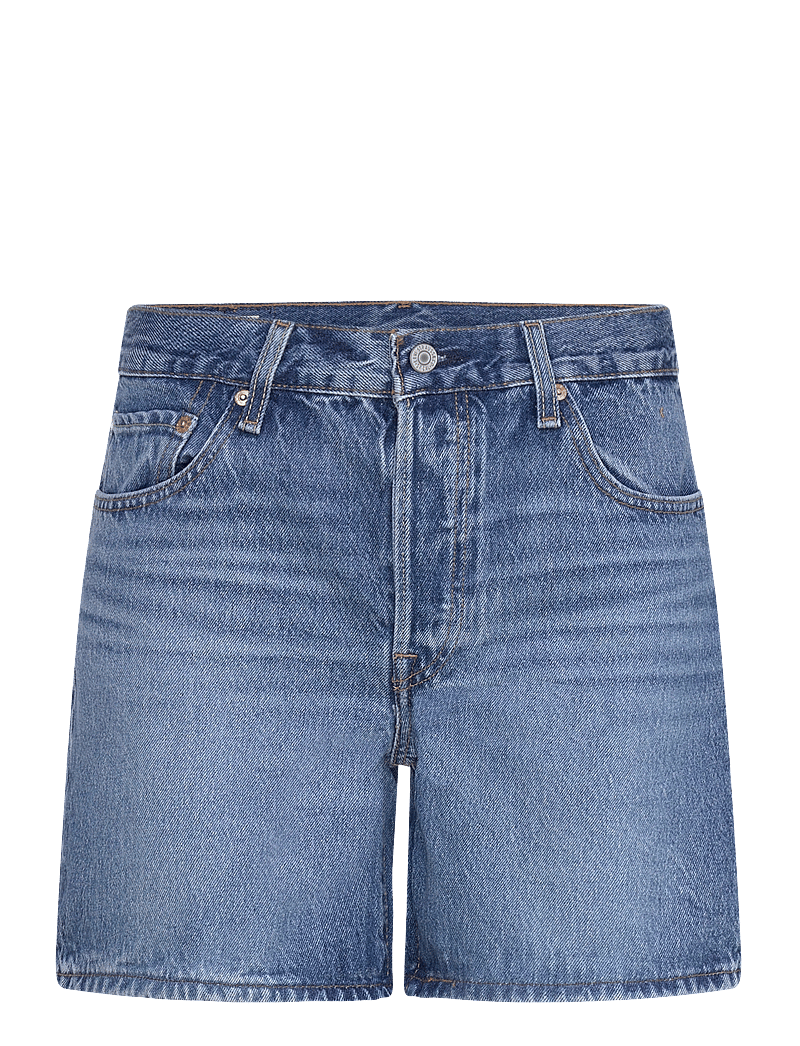 Levi's® - 501 ROLLED SHORT MUST BE MINE - jorts - dark indigo - worn in - 1