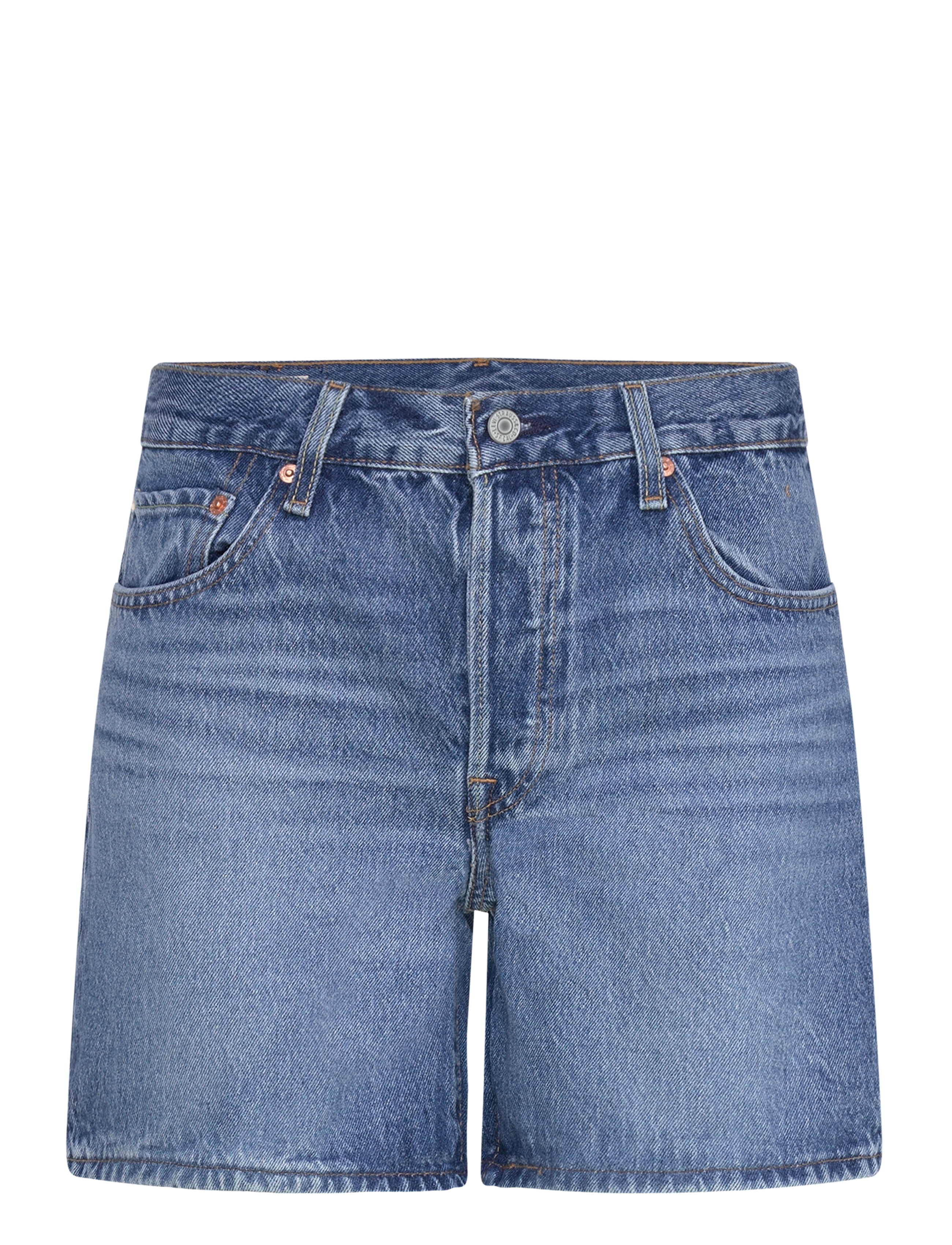 Levi's® 501 ROLLED SHORT MUST BE MINE - Jeansshorts - DARK INDIGO - WORN IN / blue