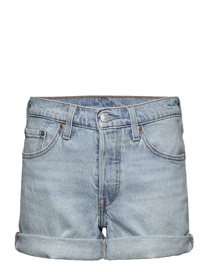 Levi's® - 501 ROLLED SHORT CHAMELEON COP - light indigo - worn in - 1