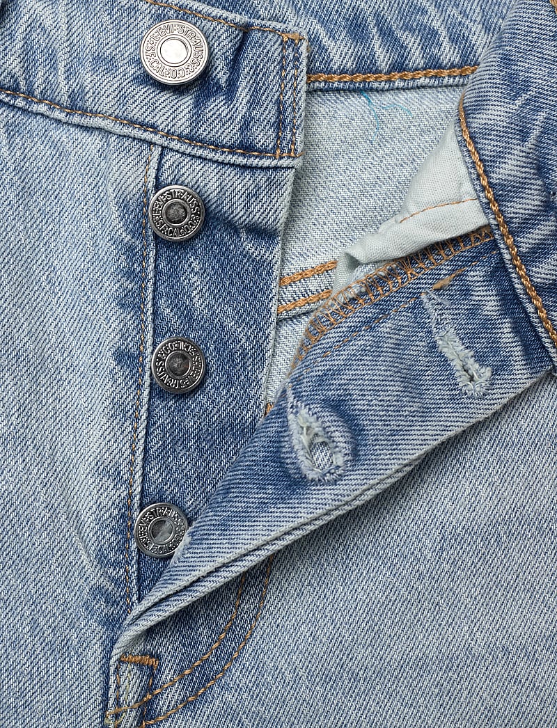 Levi's® - 501 ROLLED SHORT CHAMELEON COP - light indigo - worn in - 5